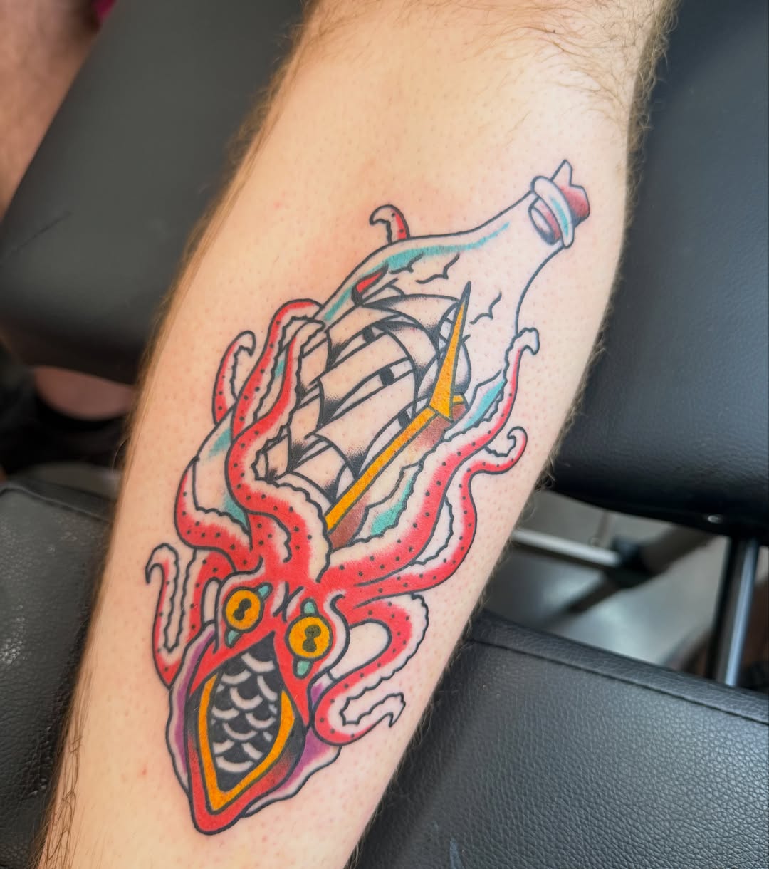 Tattoo by @tattooskii — american_traditional