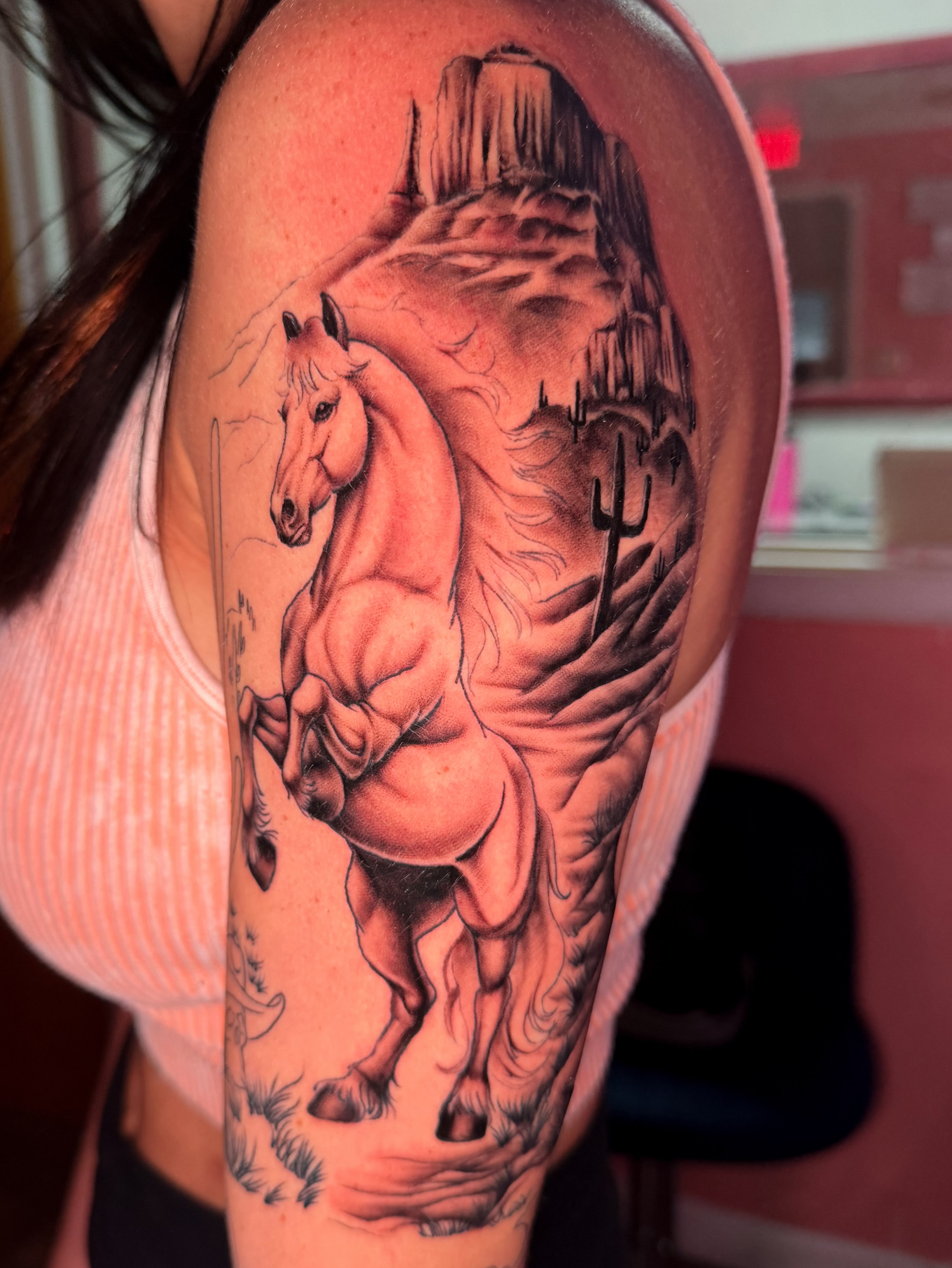 Tattoo by @aarondoestattoos — realism
