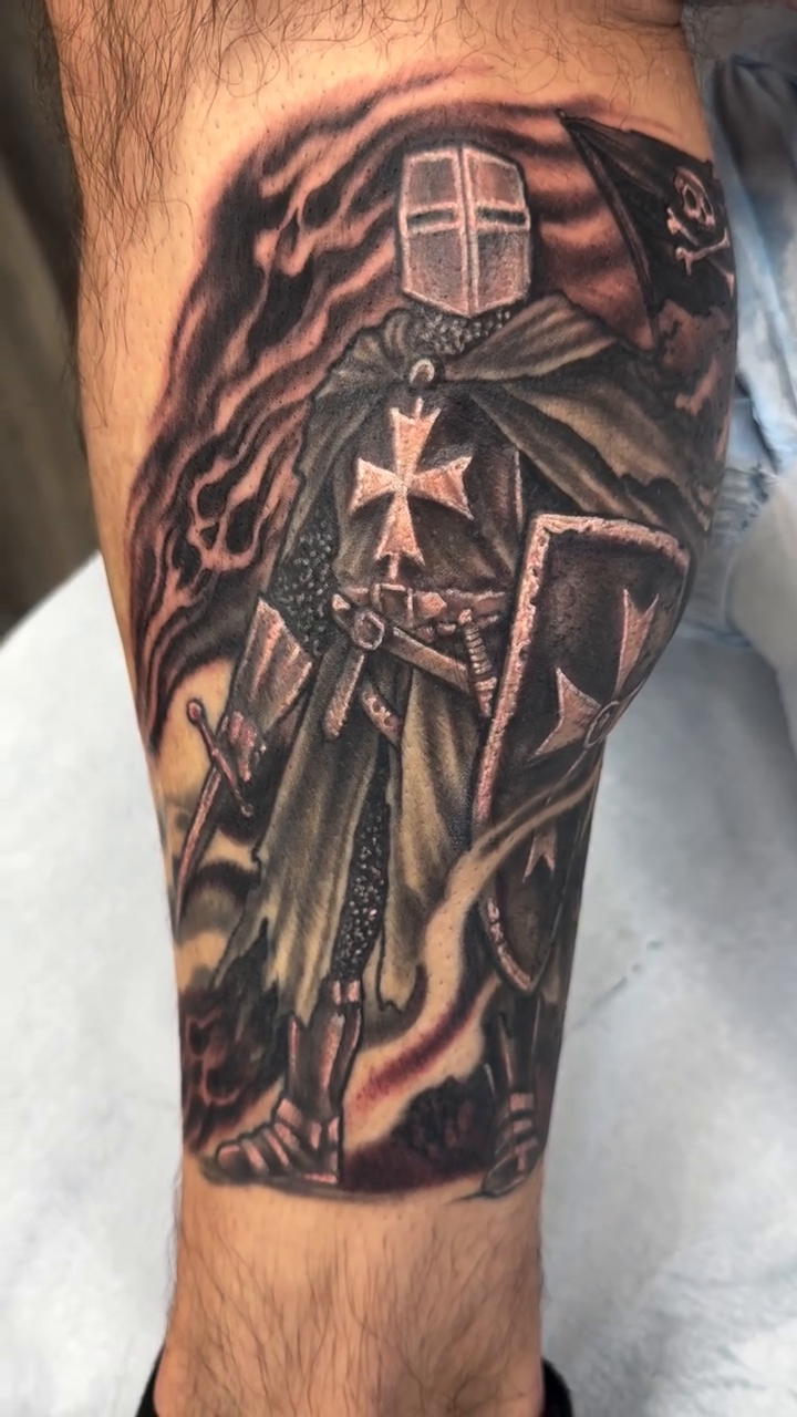 Tattoo by @jasonadkinstattoo — realism, black_and_grey