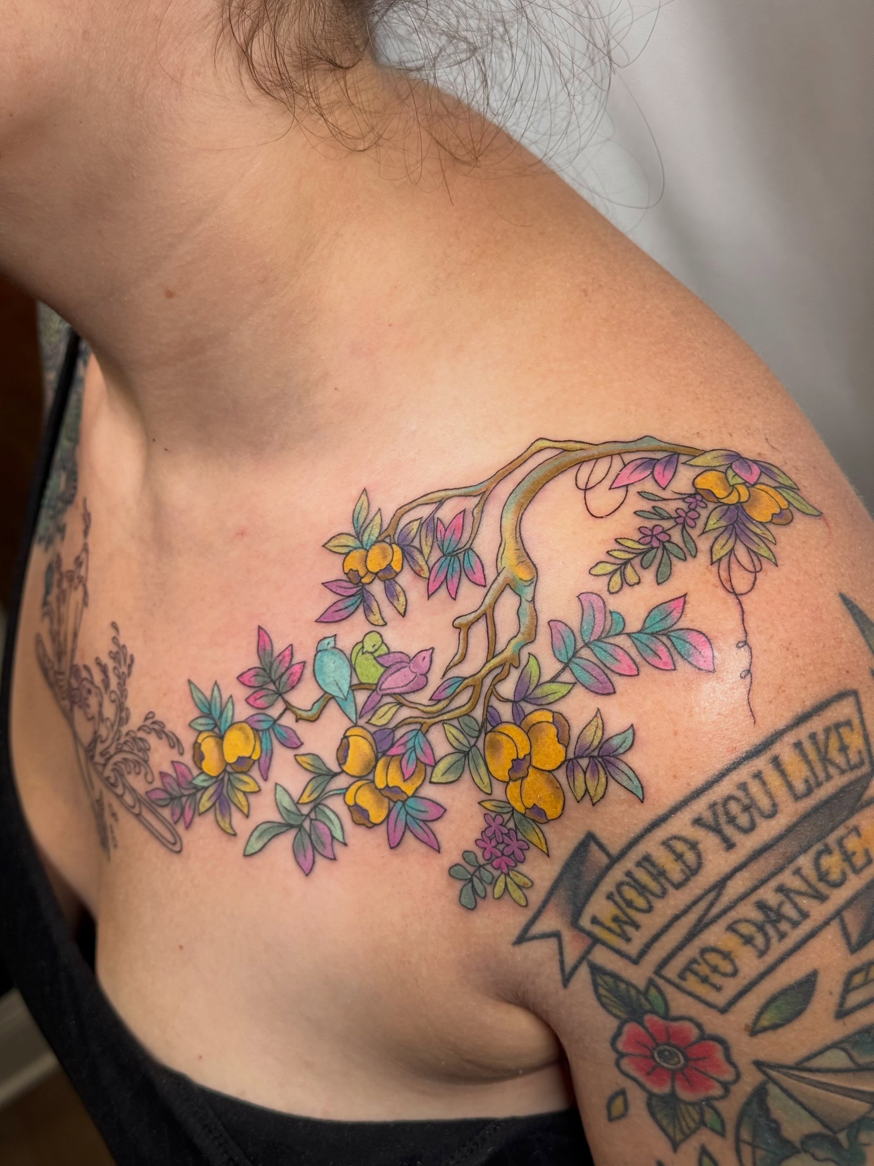 Tattoo by @larkrestattoos — new_school