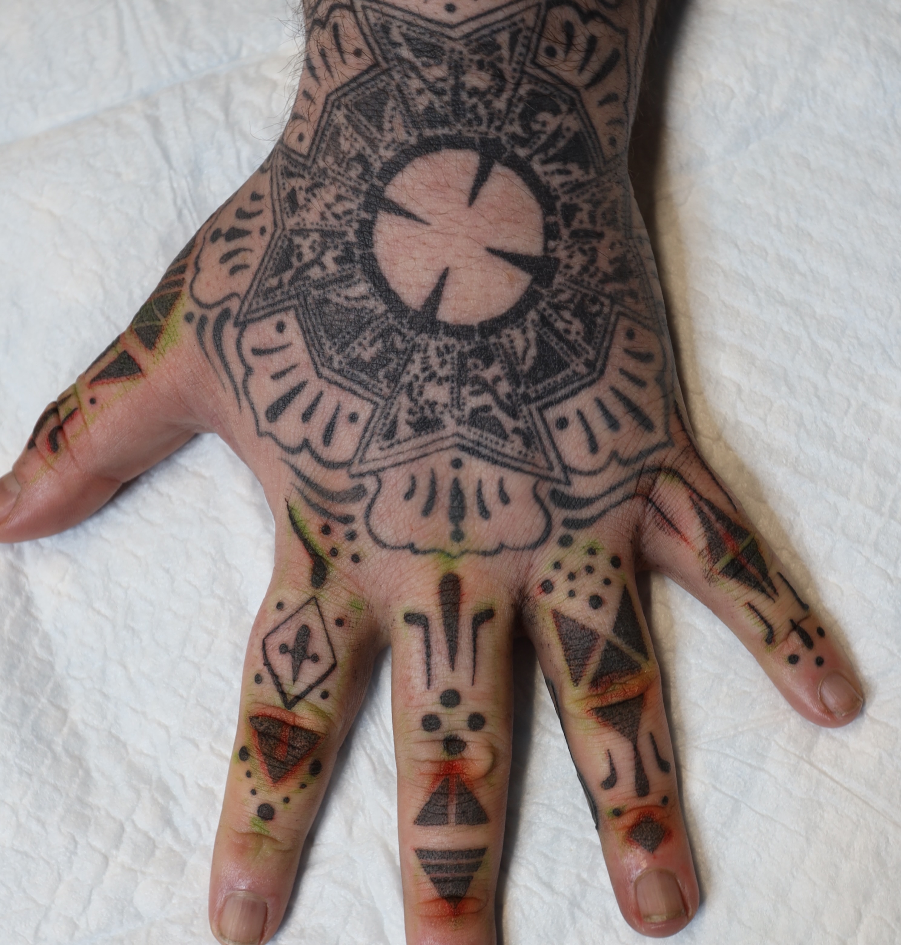 Tattoo by @ortiztattoos — geometric