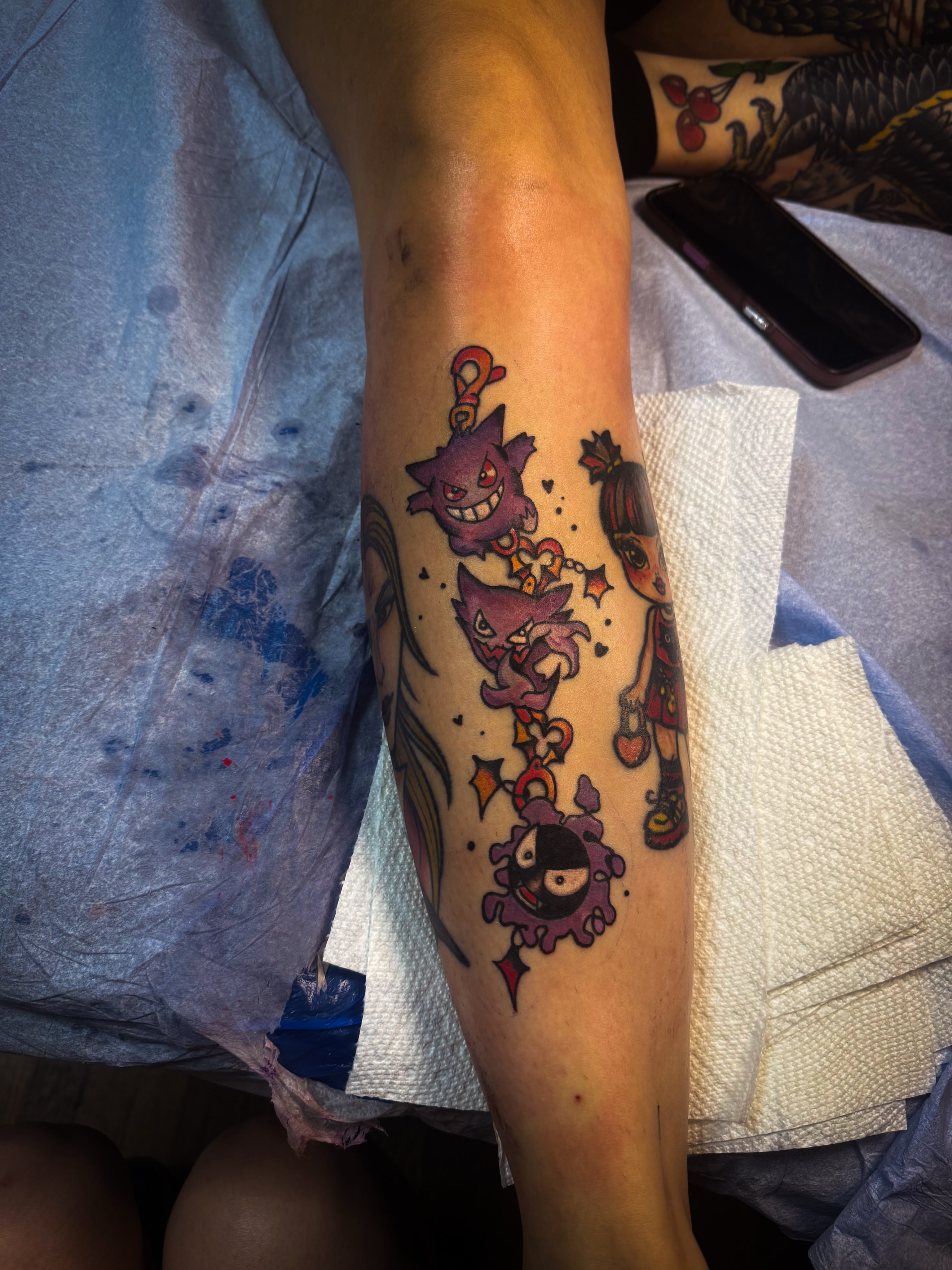 Tattoo by @bashtattooer — dotwork