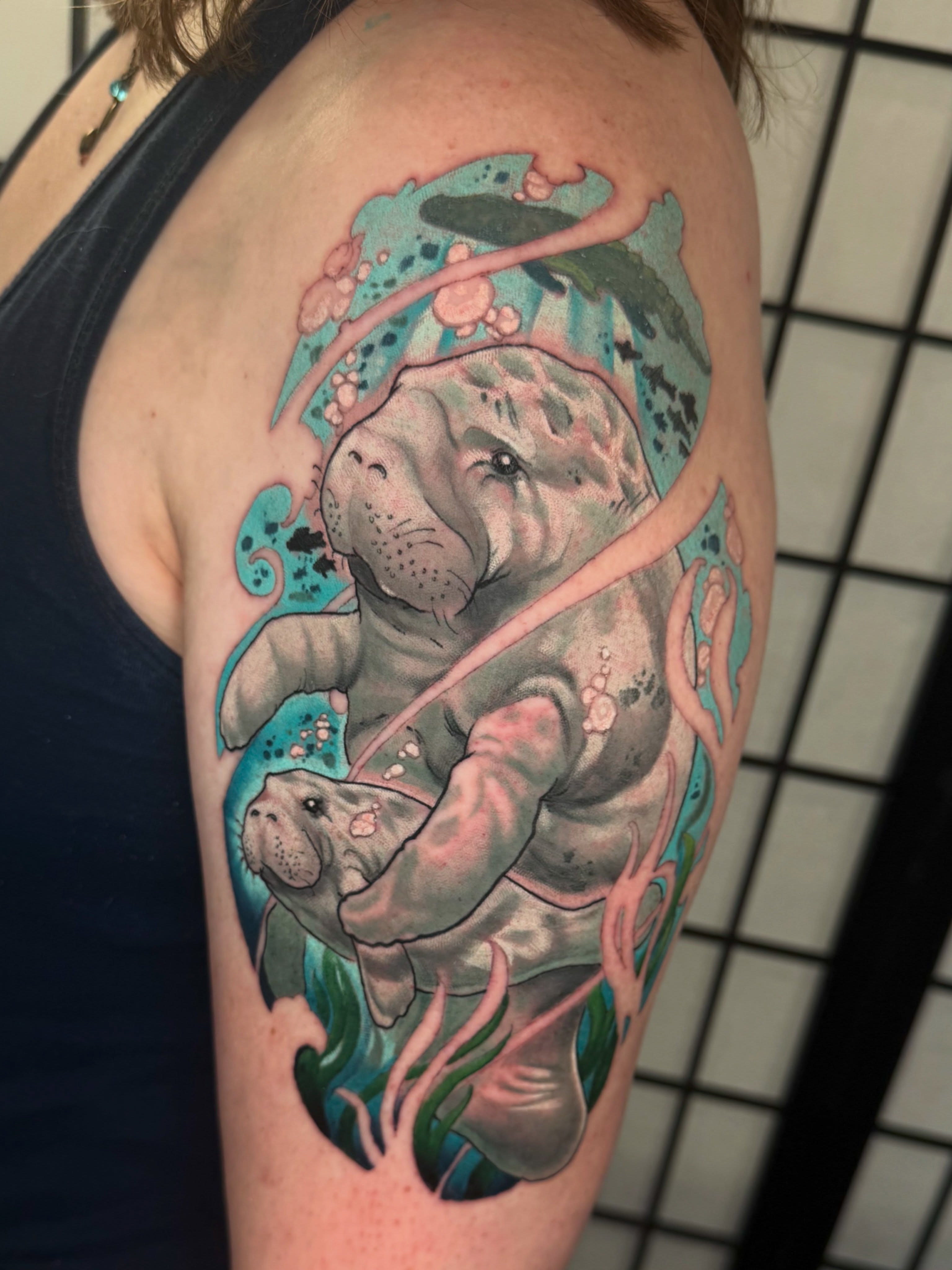 Tattoo by @tattoosbydingle — realism, watercolor