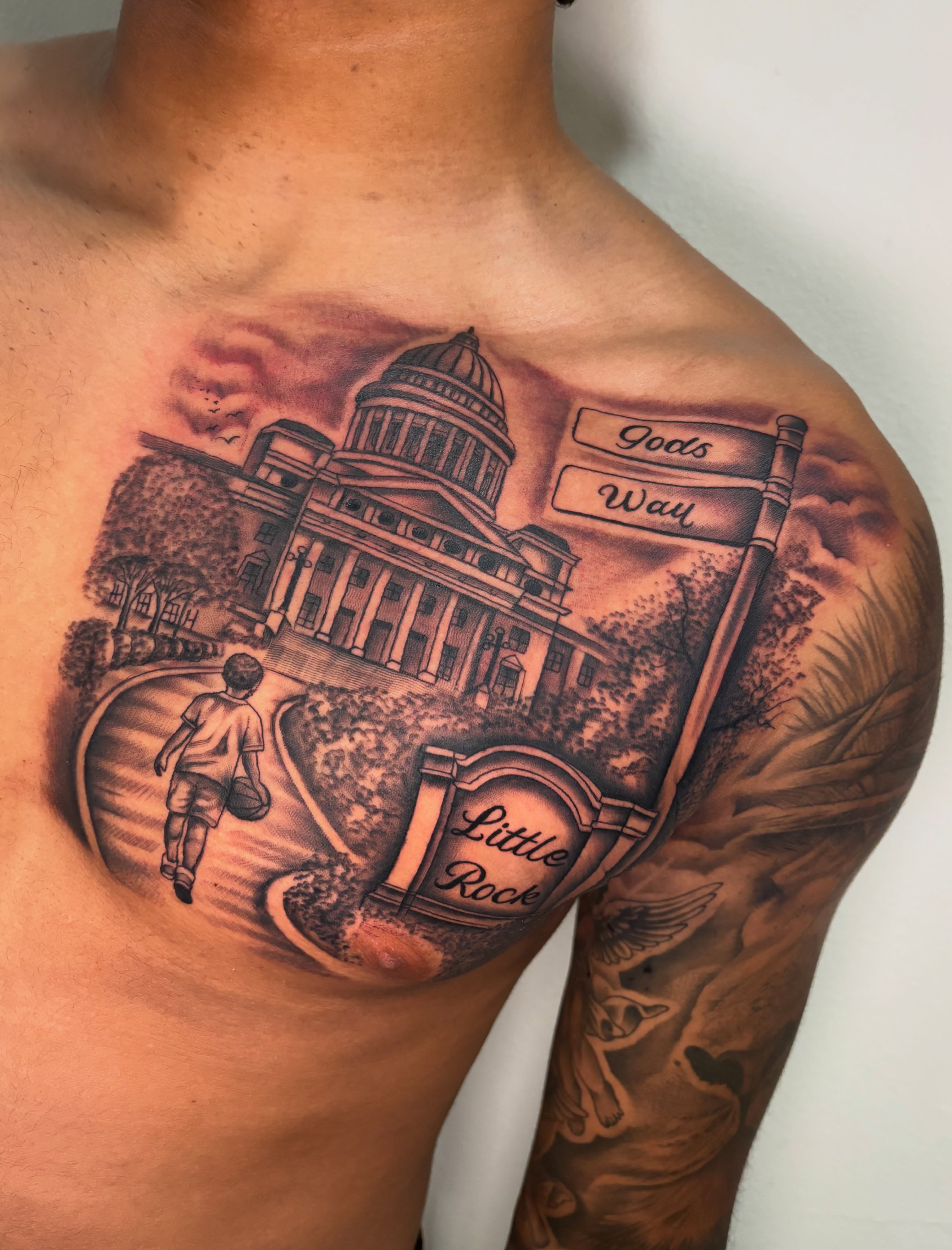 Tattoo by @osieltattoos — black_and_grey