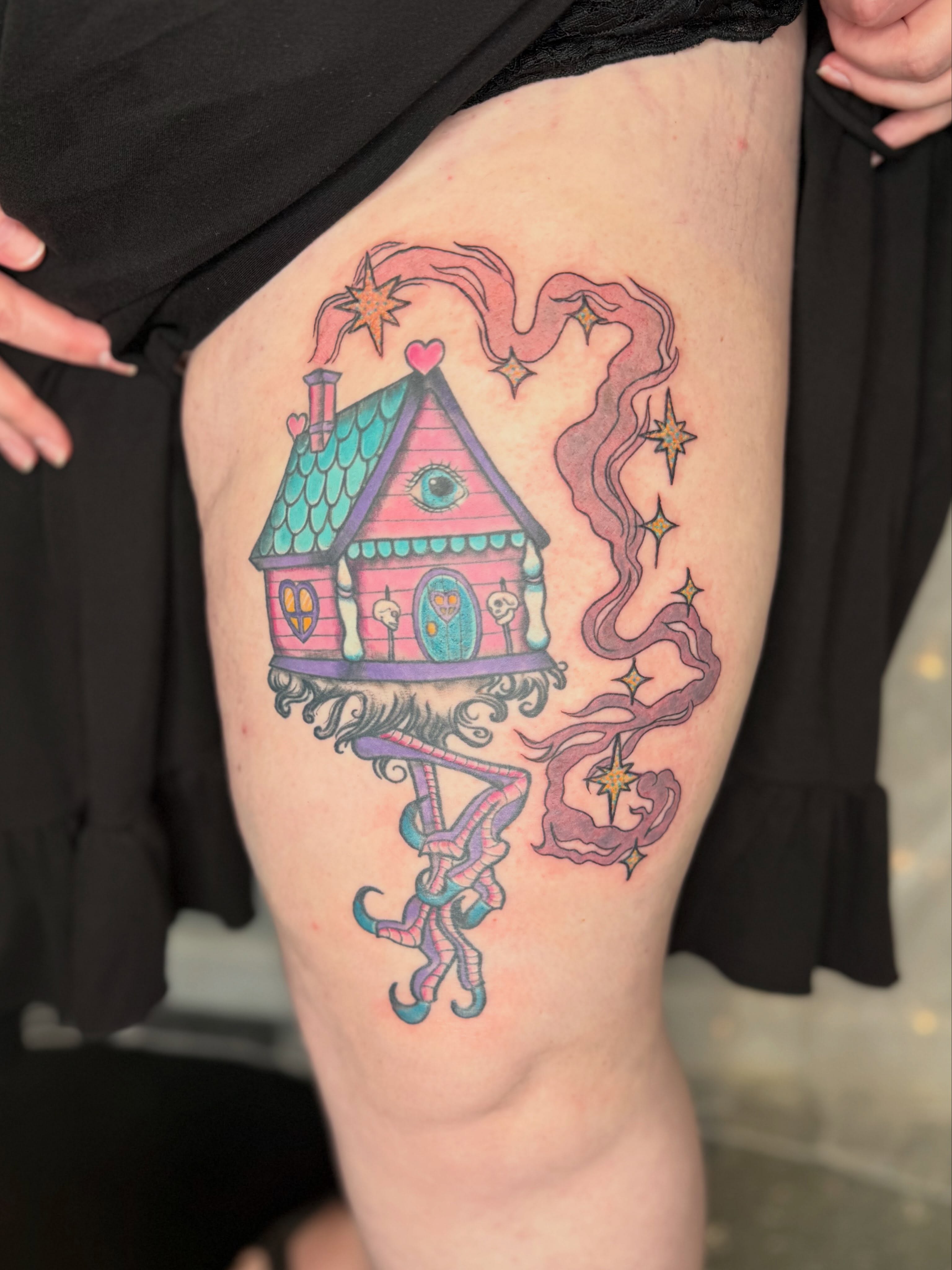 Tattoo by @promethearising — illustrative, surrealism