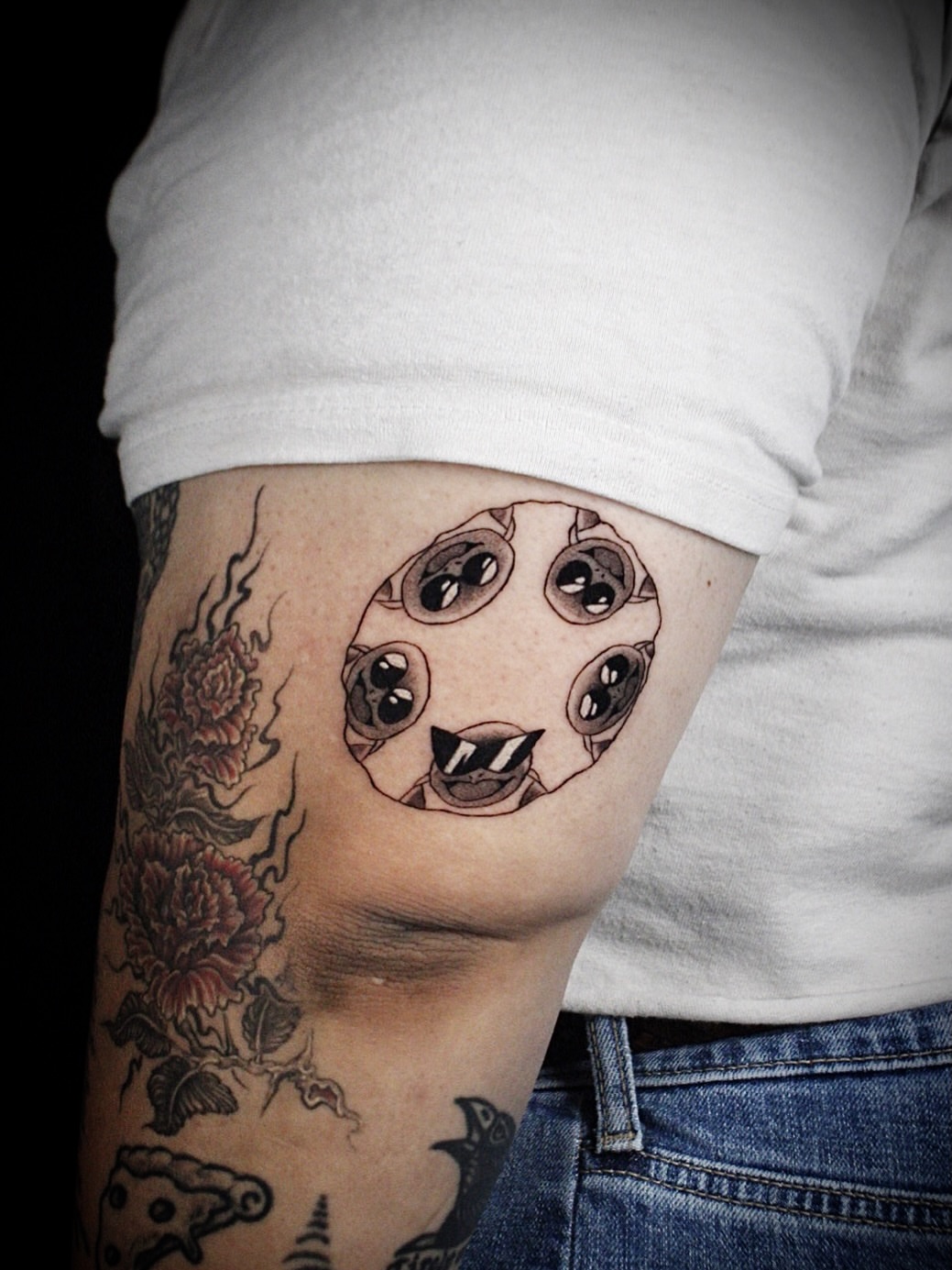 Octopus black and grey tattoo on the ribs by Kanya, Alhambra, California