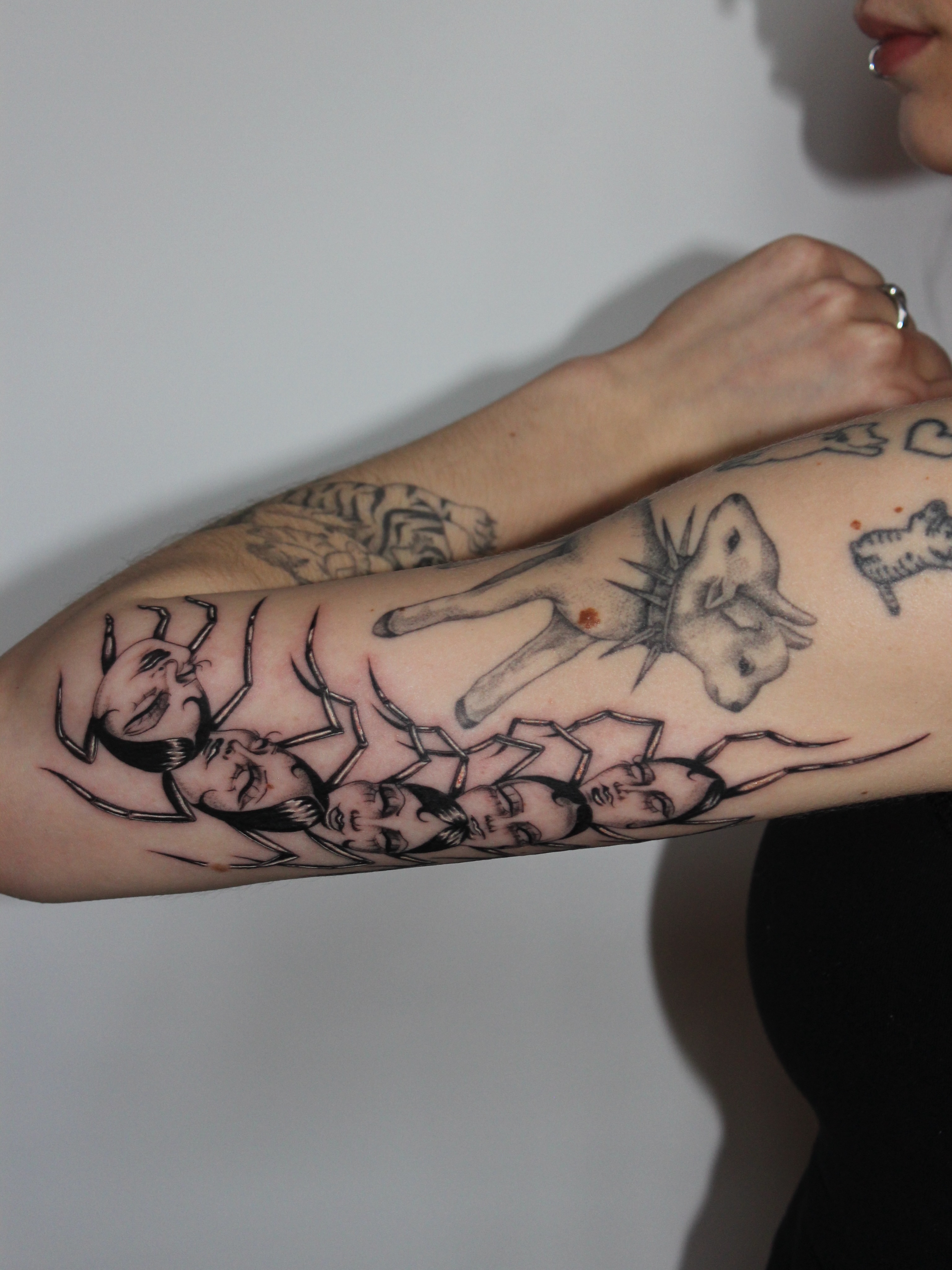 Tattoo by @carlyjordyn — black_and_grey, realism