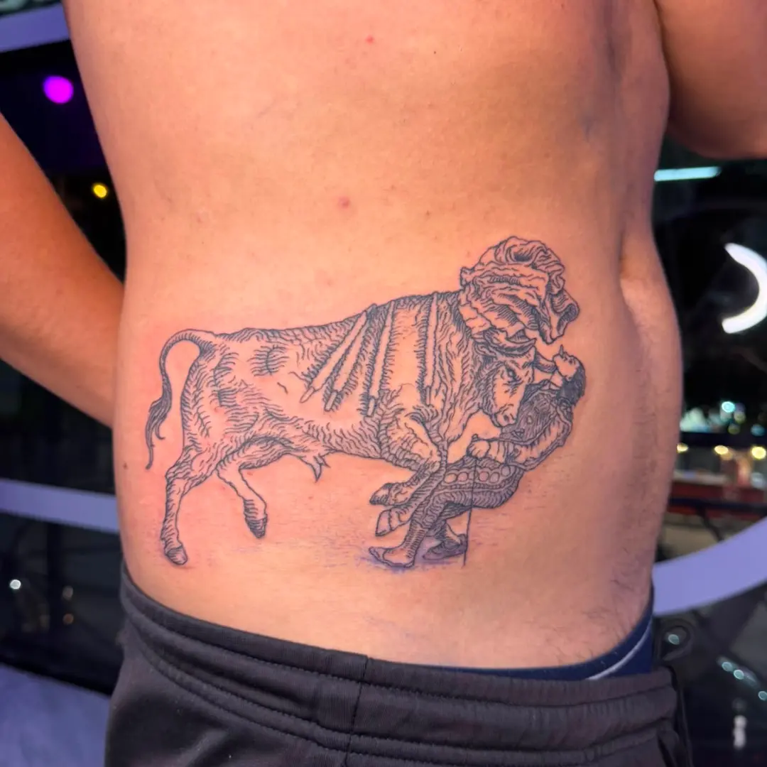 Tattoo by @yyiizzuuzz — black_and_grey