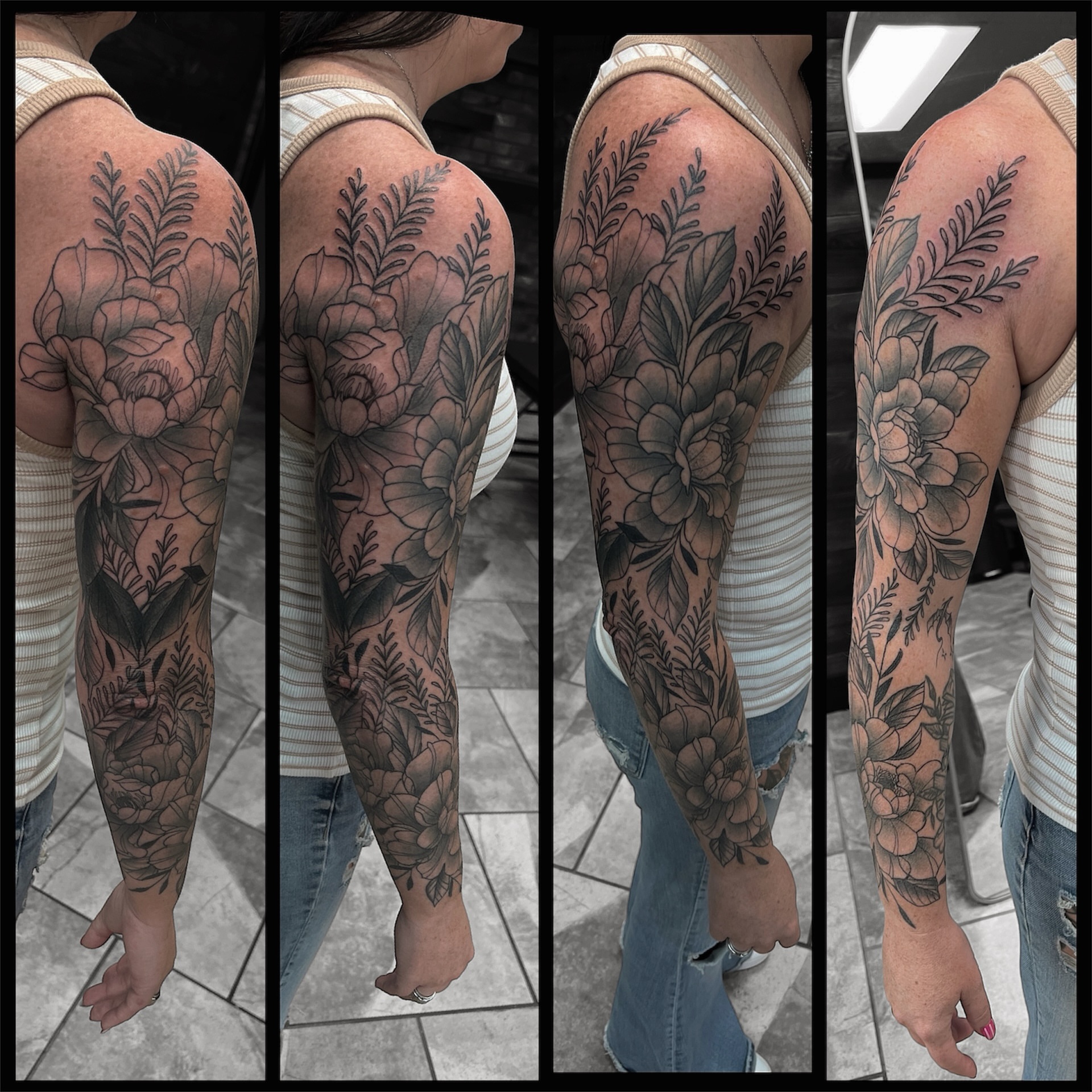 Tattoo by @brittanygoff_tattoos — black_and_grey