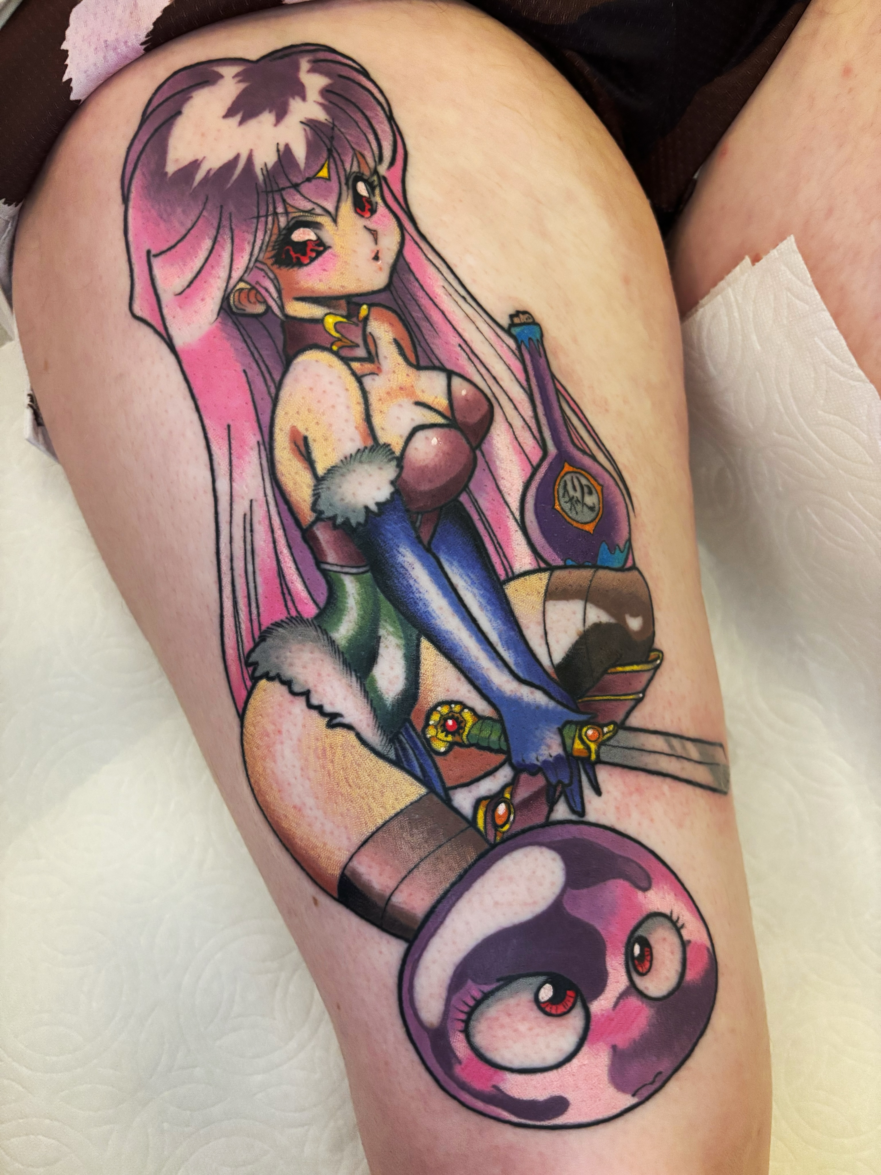 Tattoo by @toriwartooth — anime, illustrative