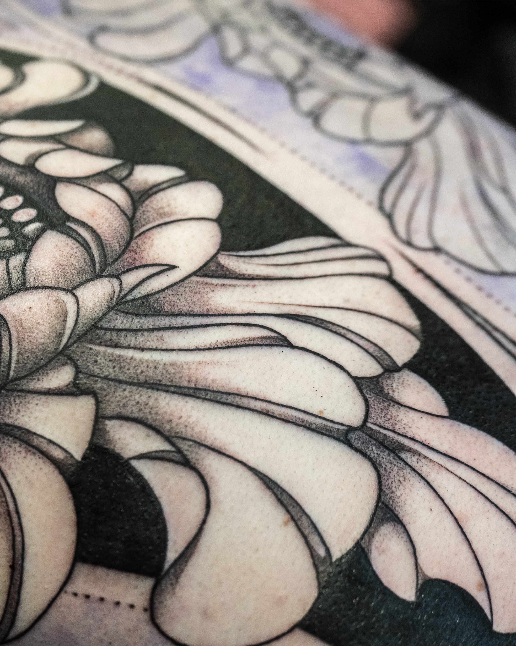 Tattoo by @katiemizuno — dotwork