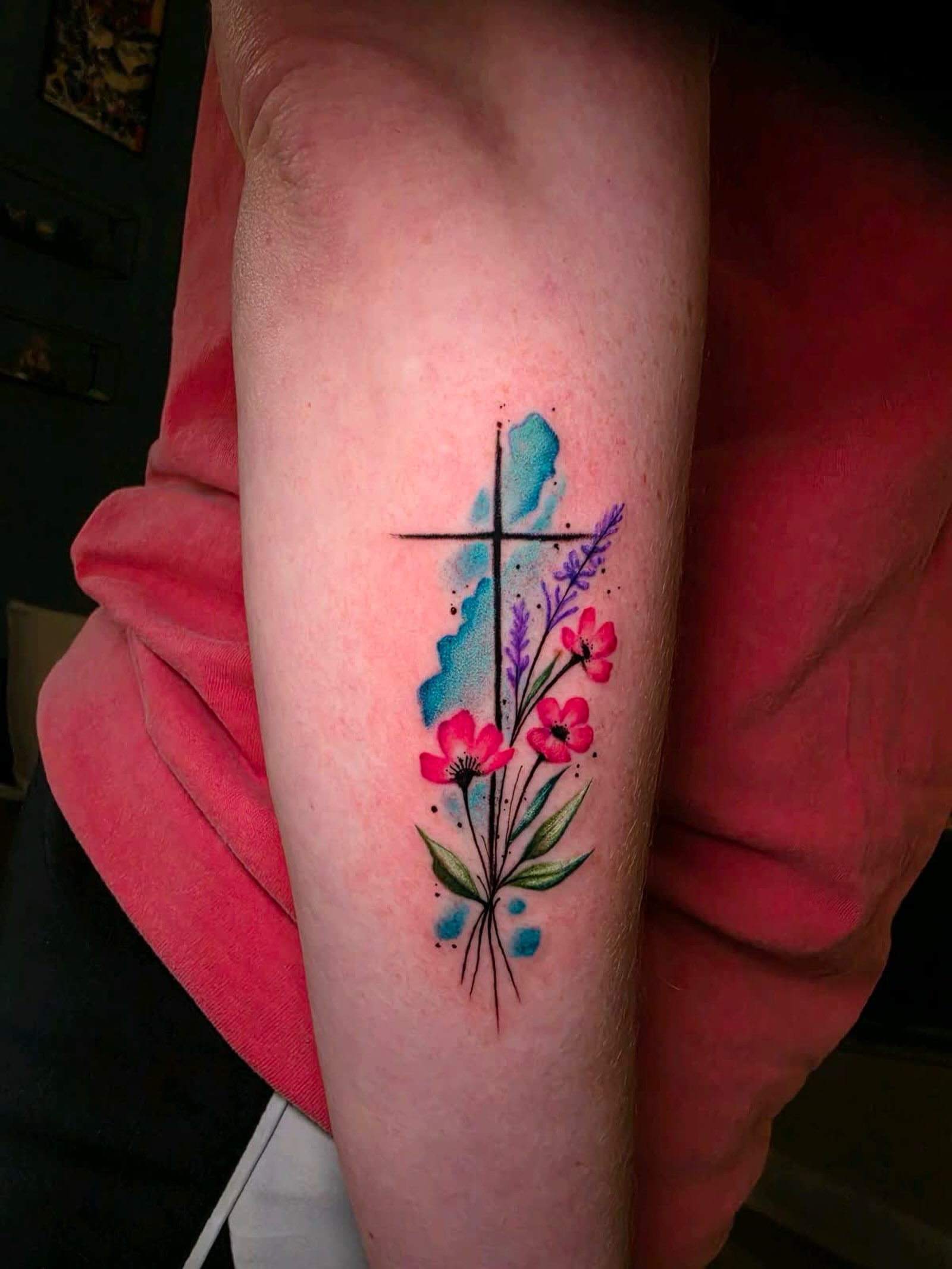 Tattoo by @inkkculturetattoollc — watercolor