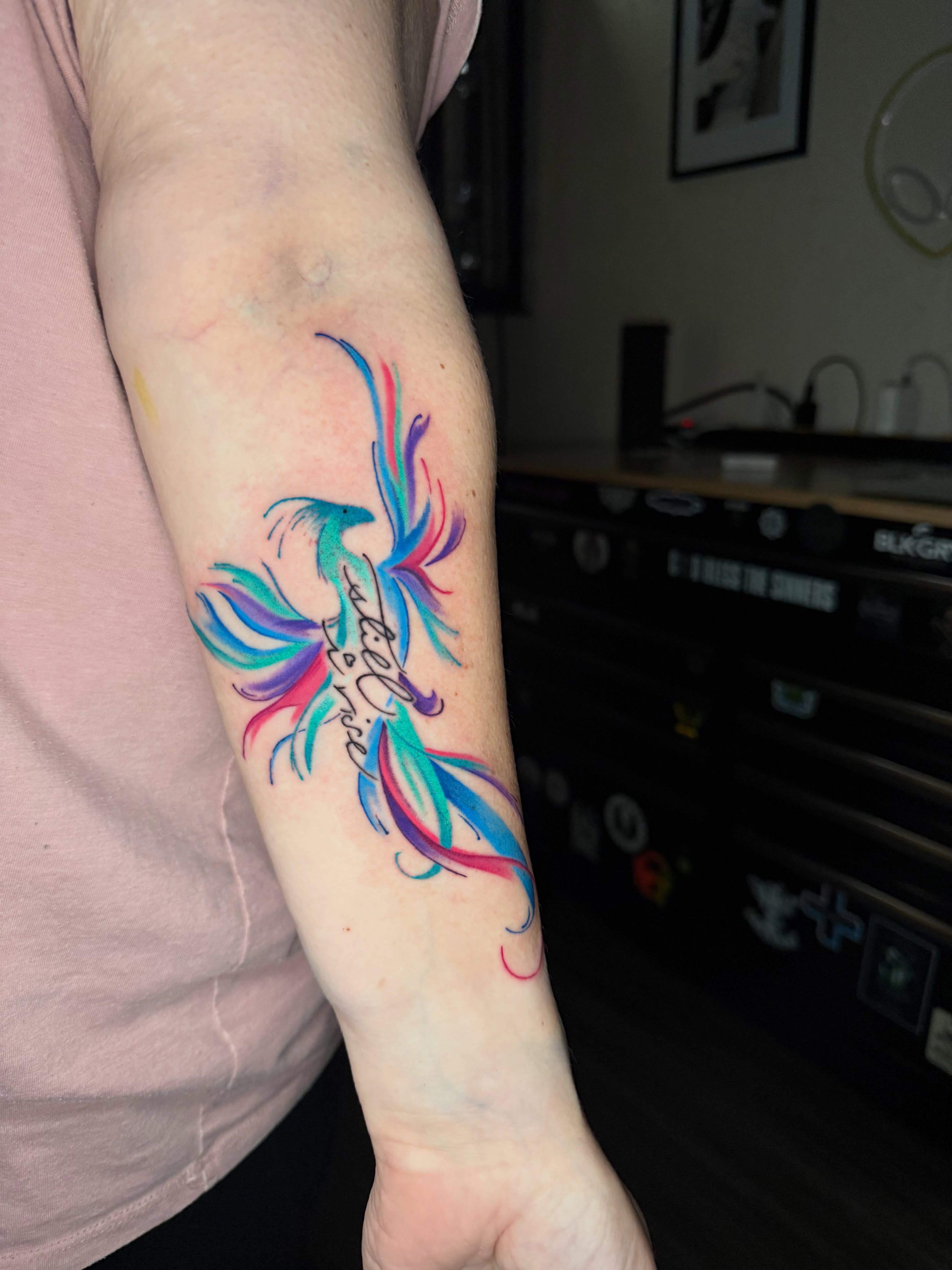Tattoo by @inked_by_k — watercolor