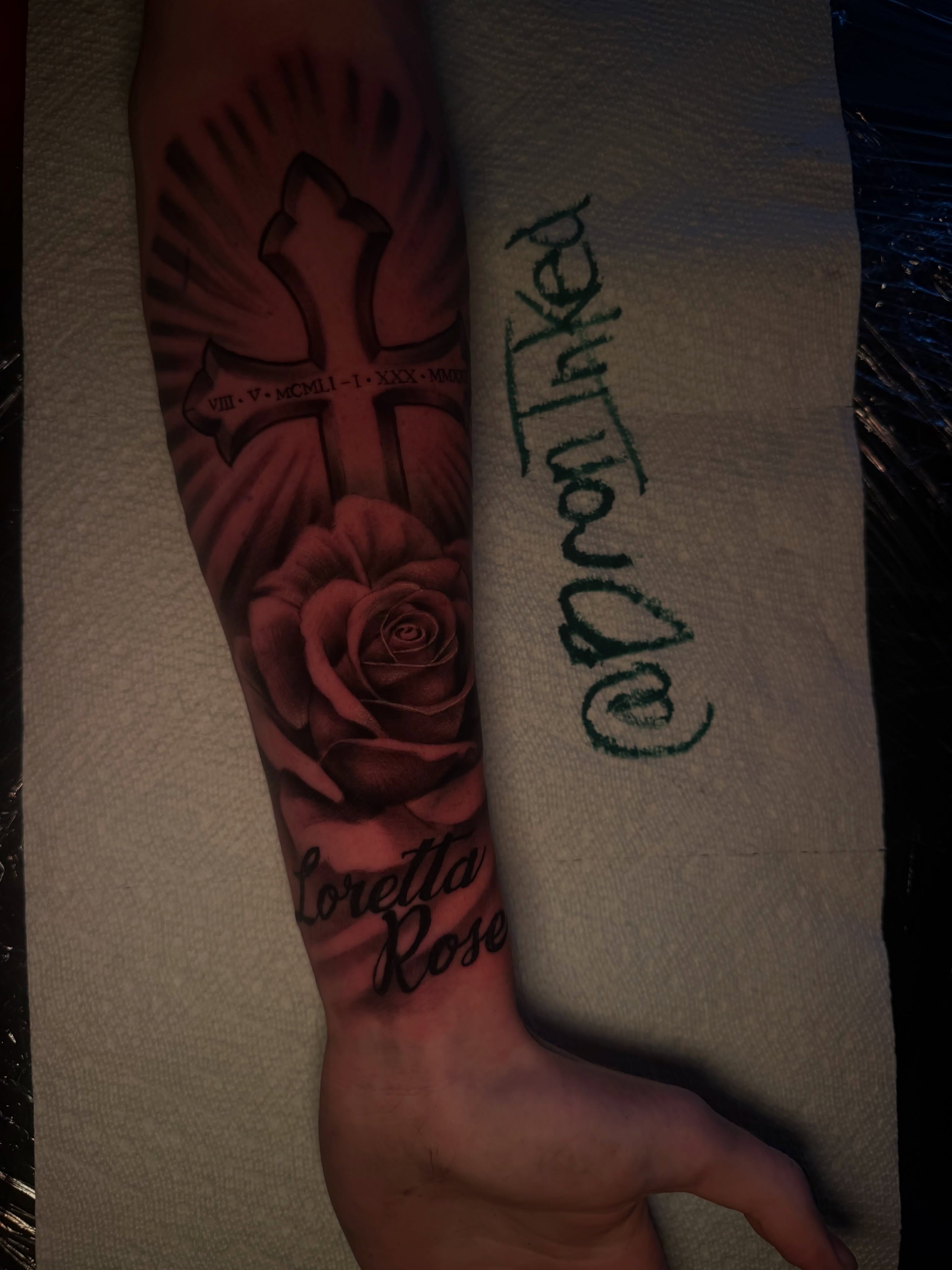 Tattoo by @broninked — realism, black_and_grey