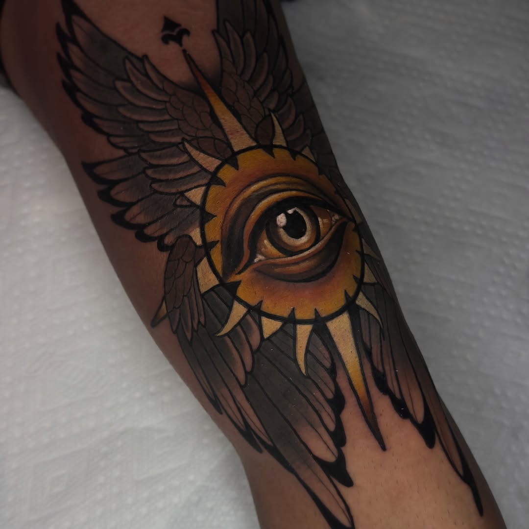 Tattoo by @sharon_skinart — american_traditional, realism