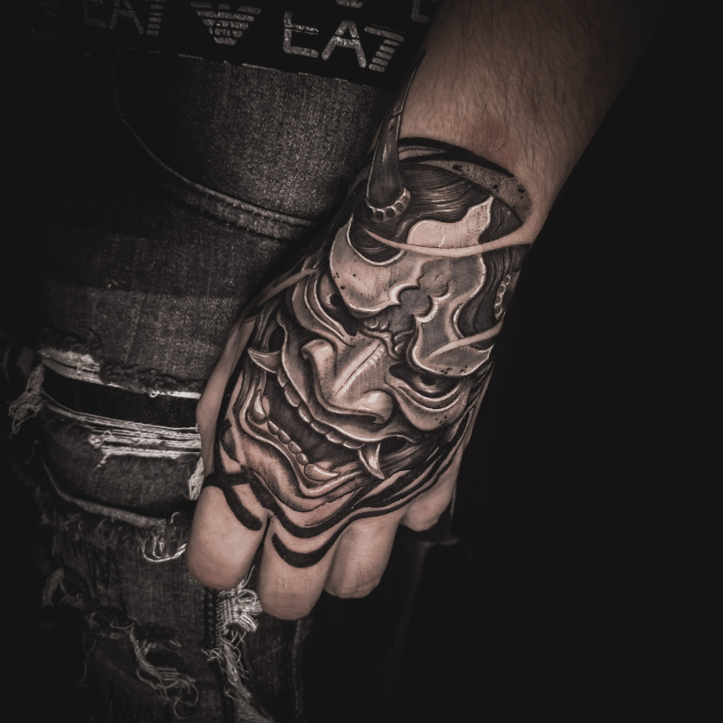 Tattoo by @yin.ttt — black_and_grey