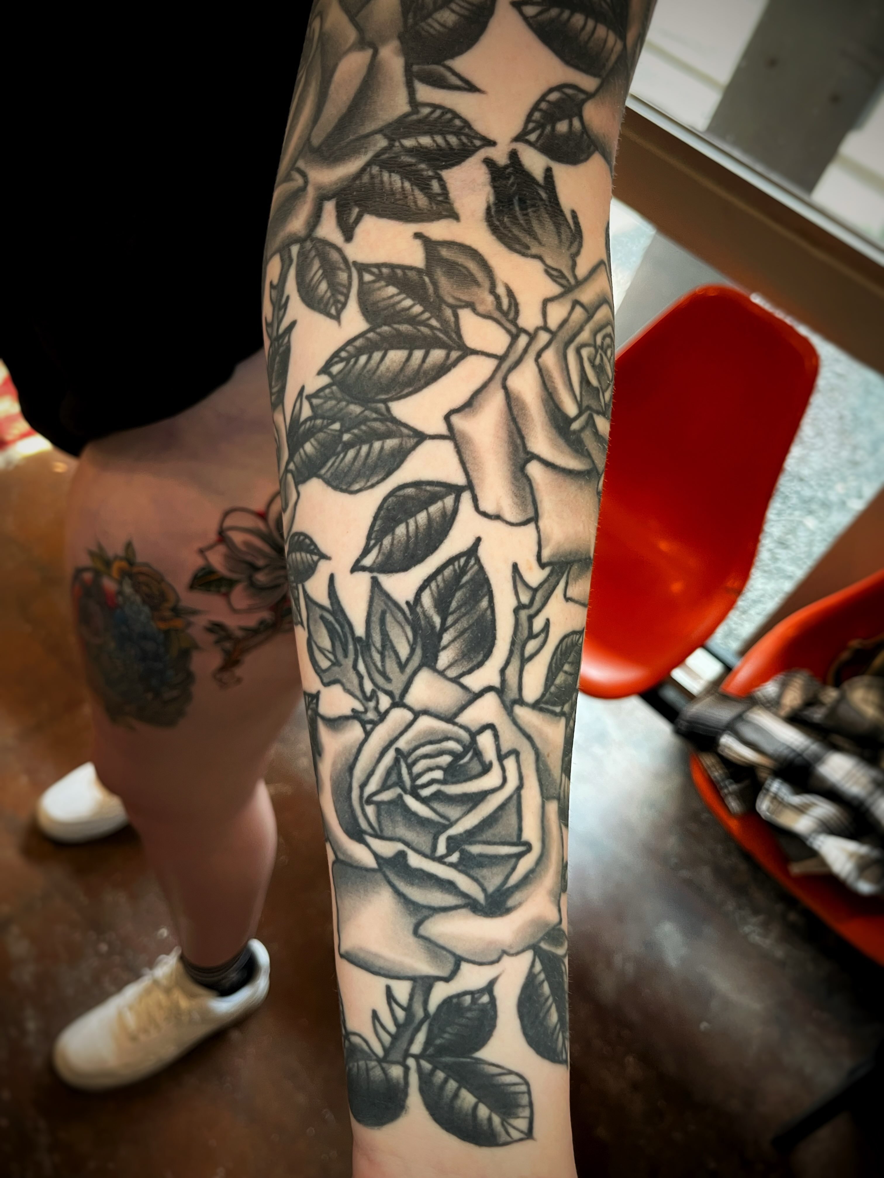 Tattoo by @gilly_gonzo — black_and_grey