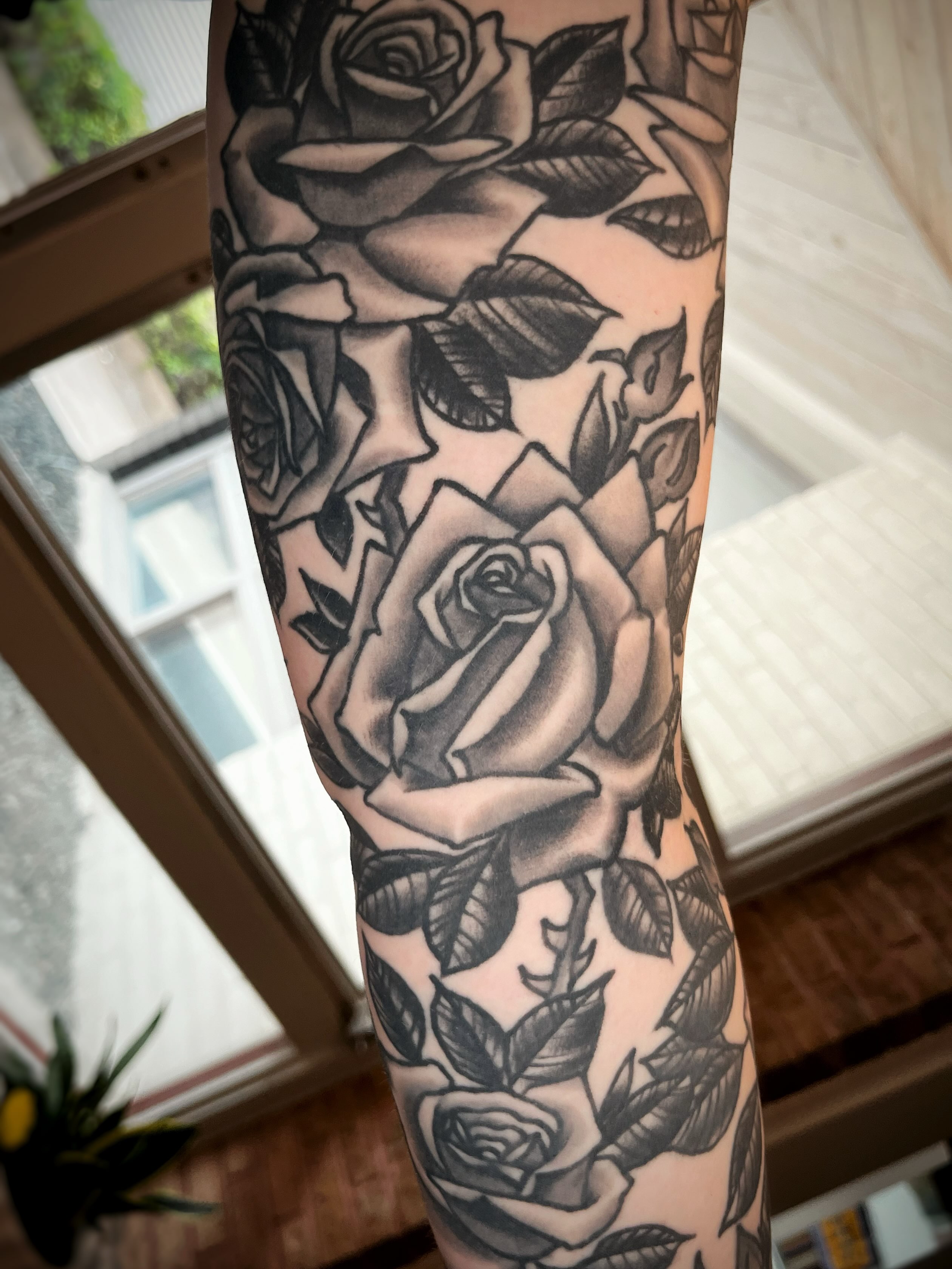 Tattoo by @gilly_gonzo — black_and_grey