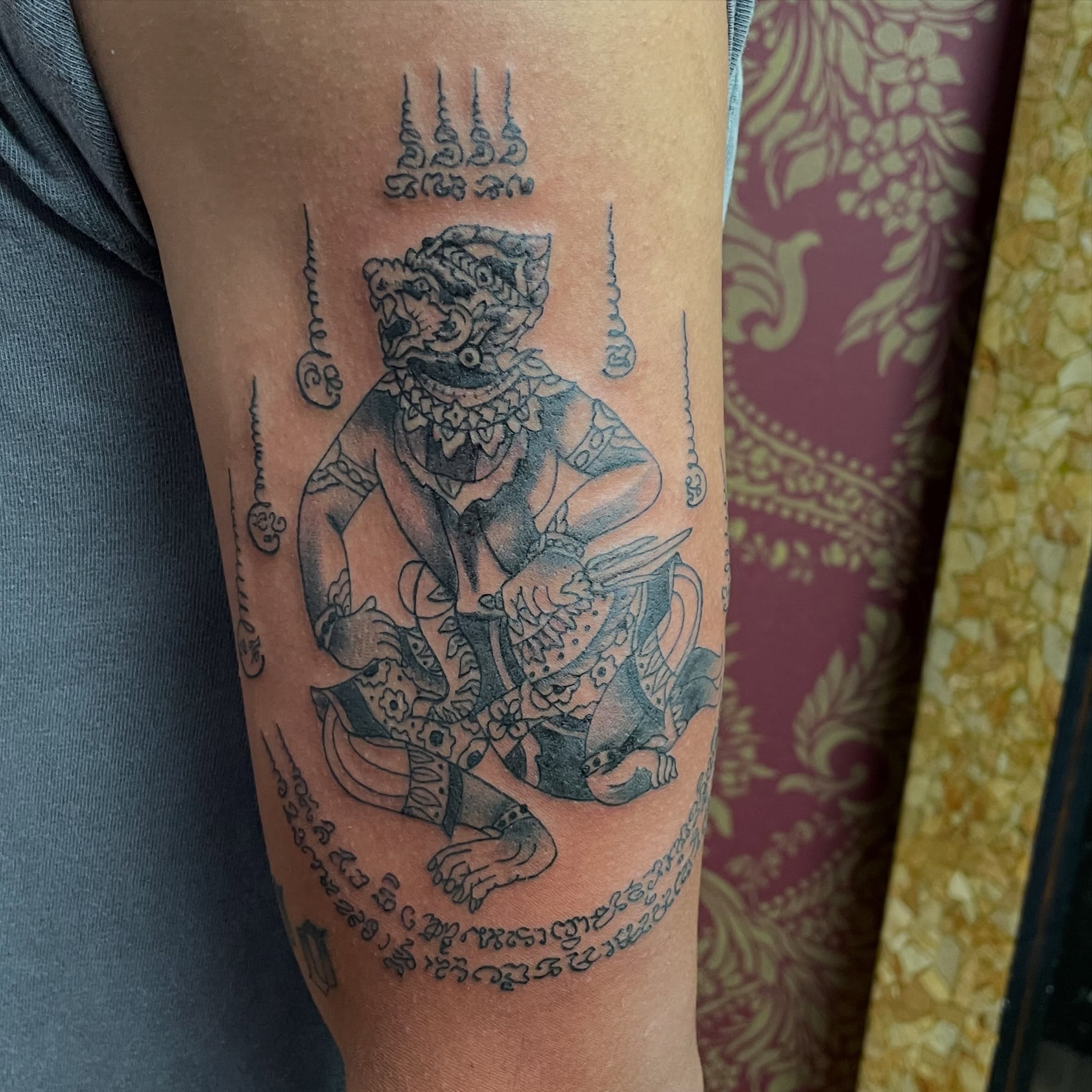 Tattoo by @alexbtatz — black_and_grey