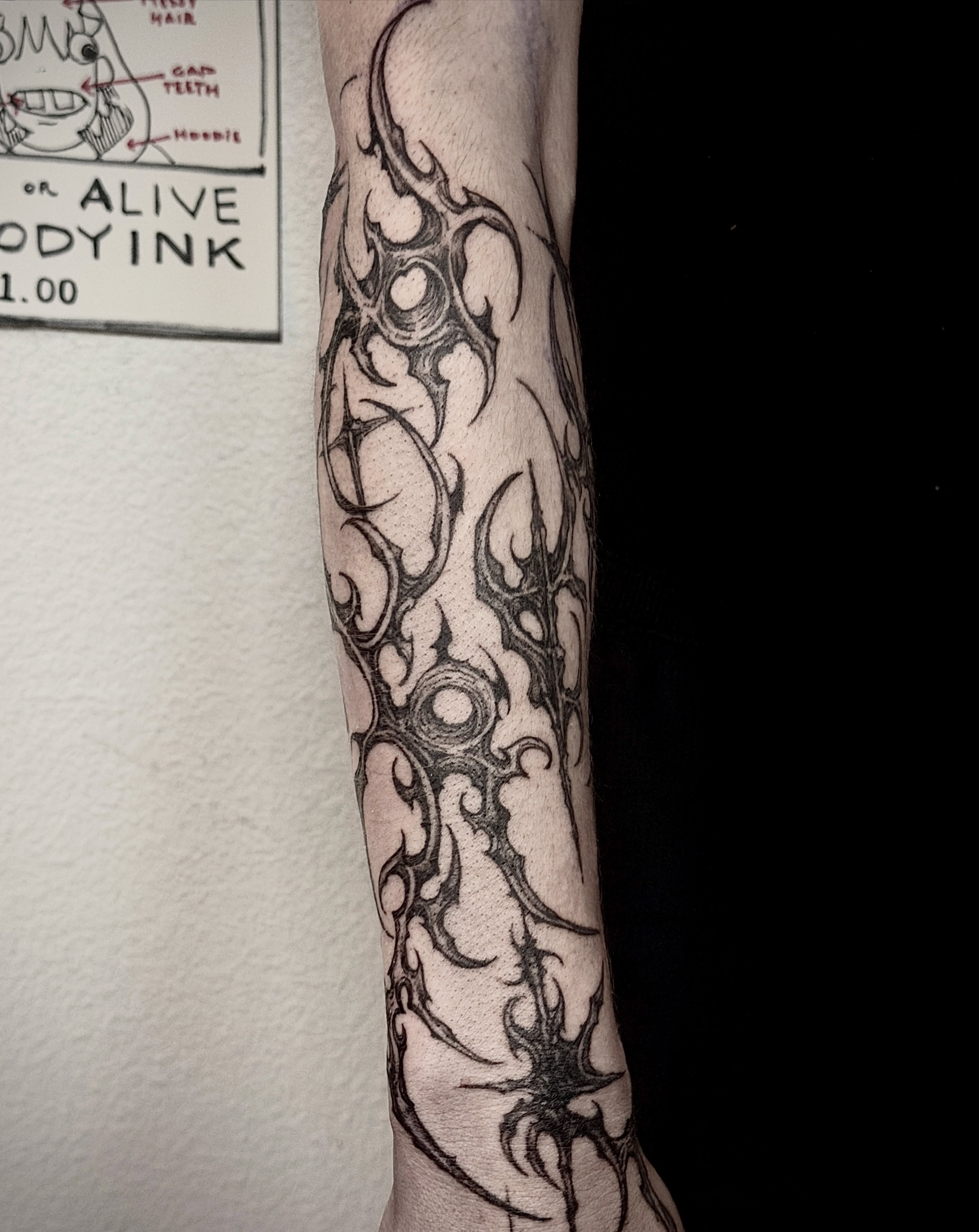 Tattoo by @hoodyink — tribal