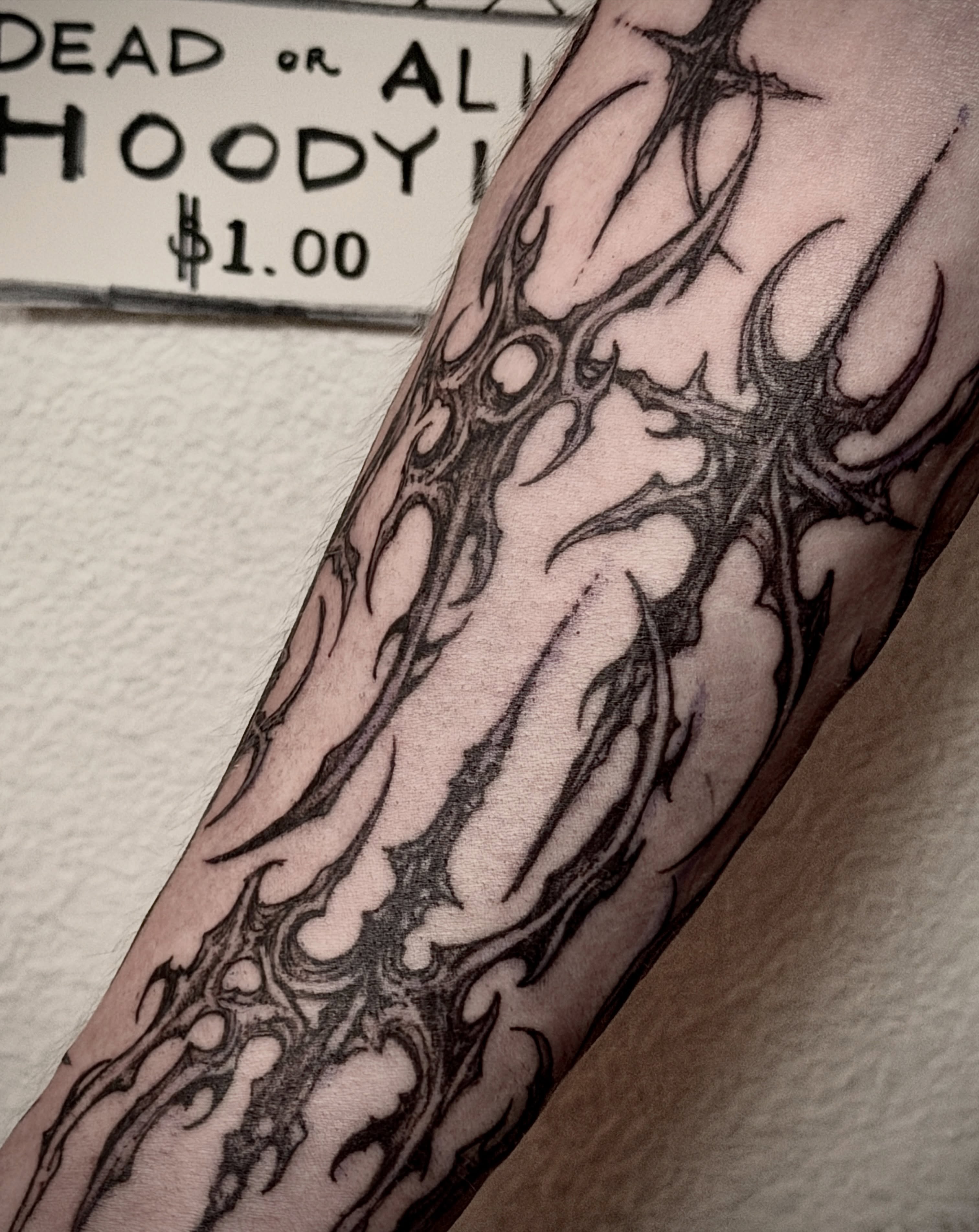 Tattoo by @hoodyink — tribal