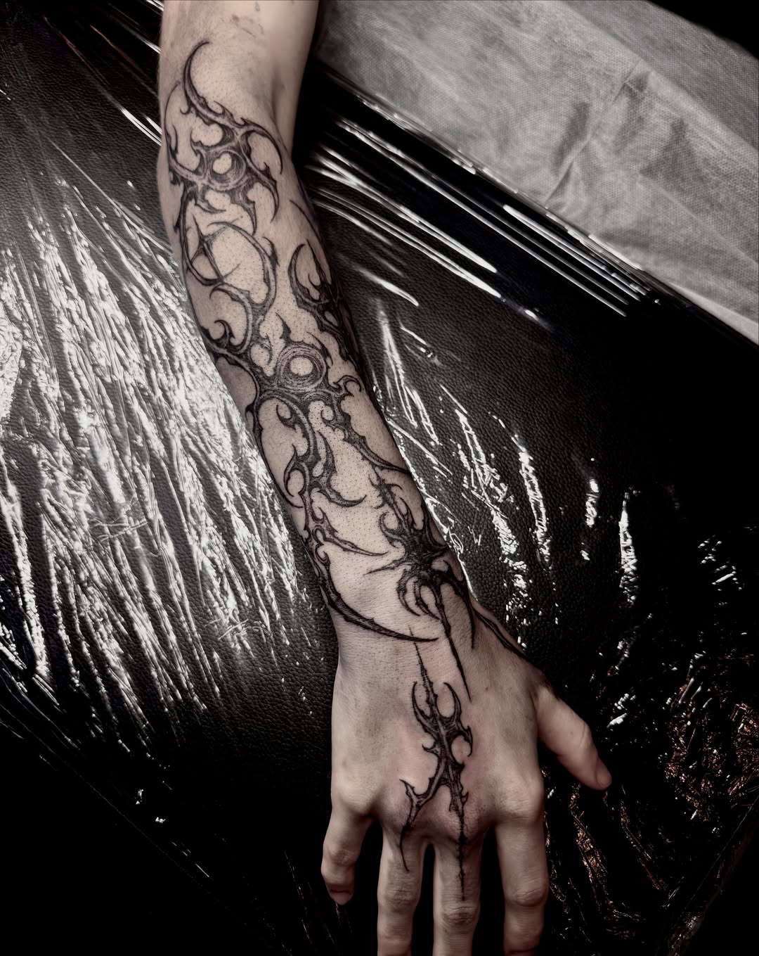 Tattoo by @hoodyink — tribal