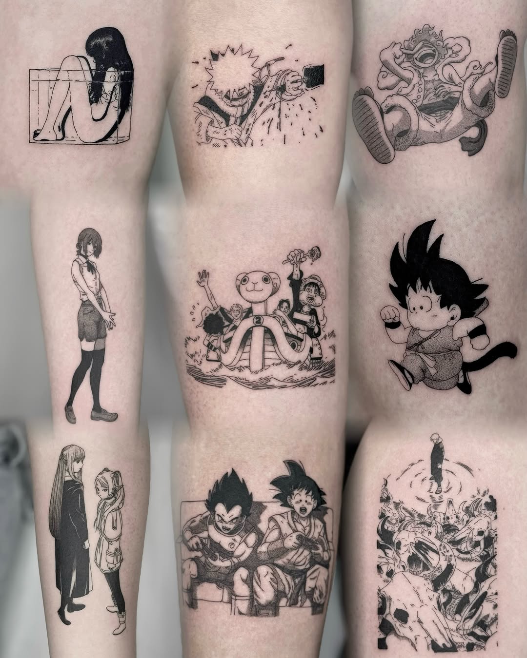 Tattoo by @a.ink.tattoo_leo — anime