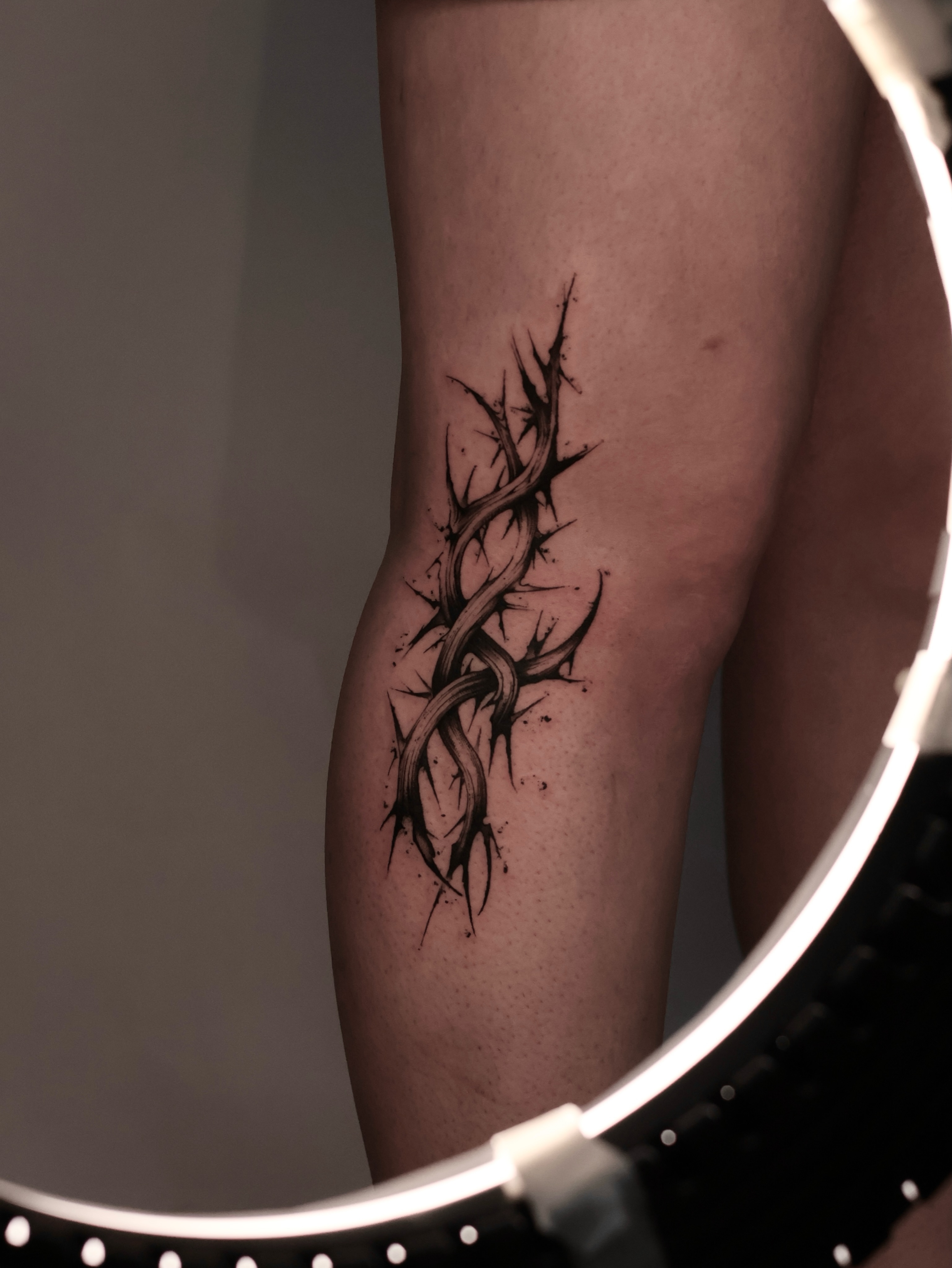 Tattoo by @moosongblack — black_and_grey
