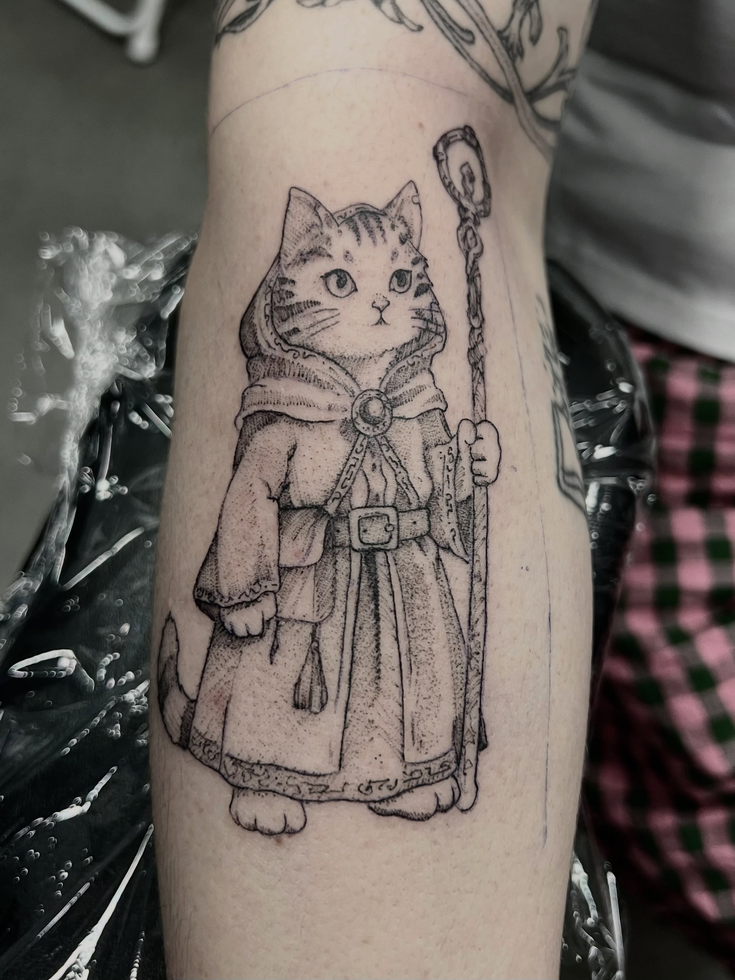 Tattoo by @mattbagodonuts — black_and_grey, realism