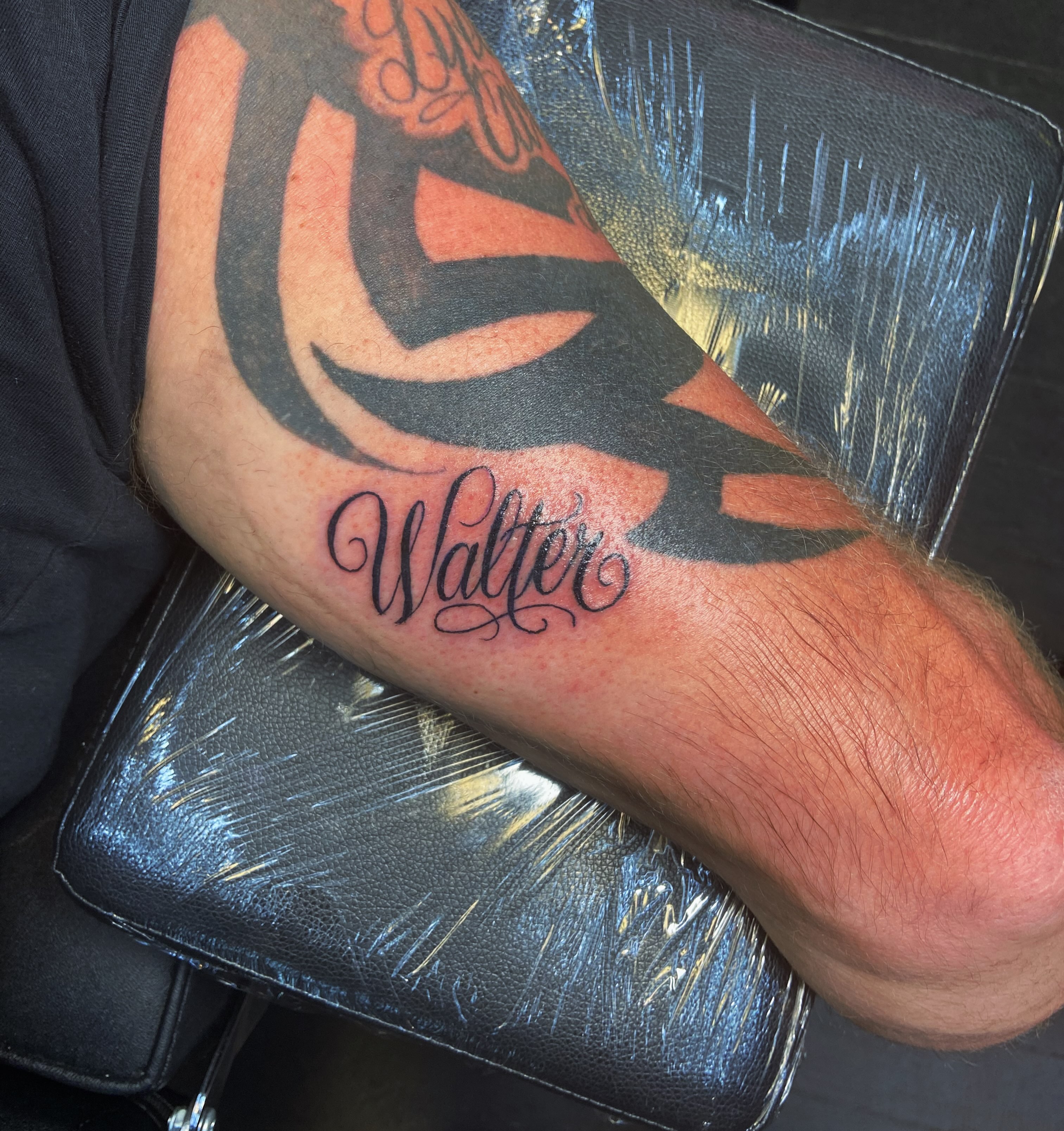 Tattoo by @tinyterrorink — lettering_script