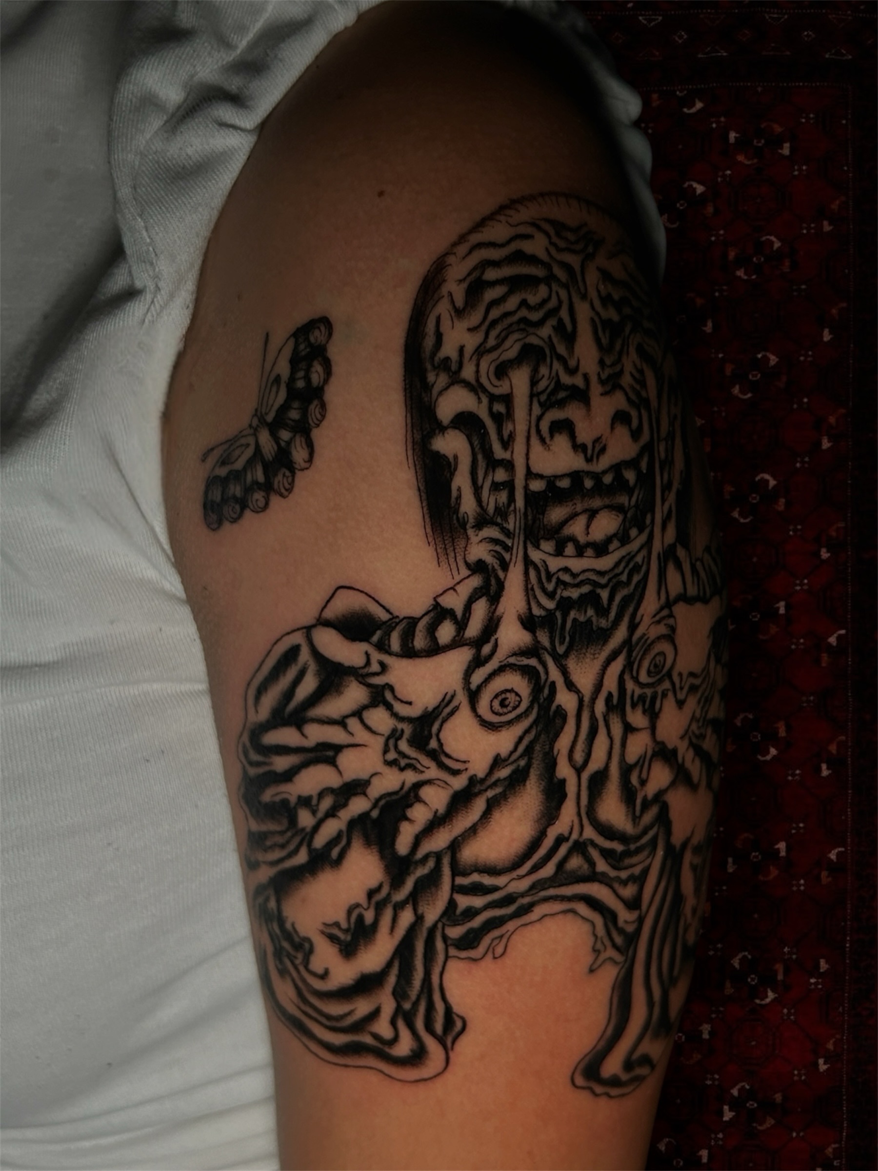 Tattoo by @doomwizardtattoo โ black_and_grey, realism