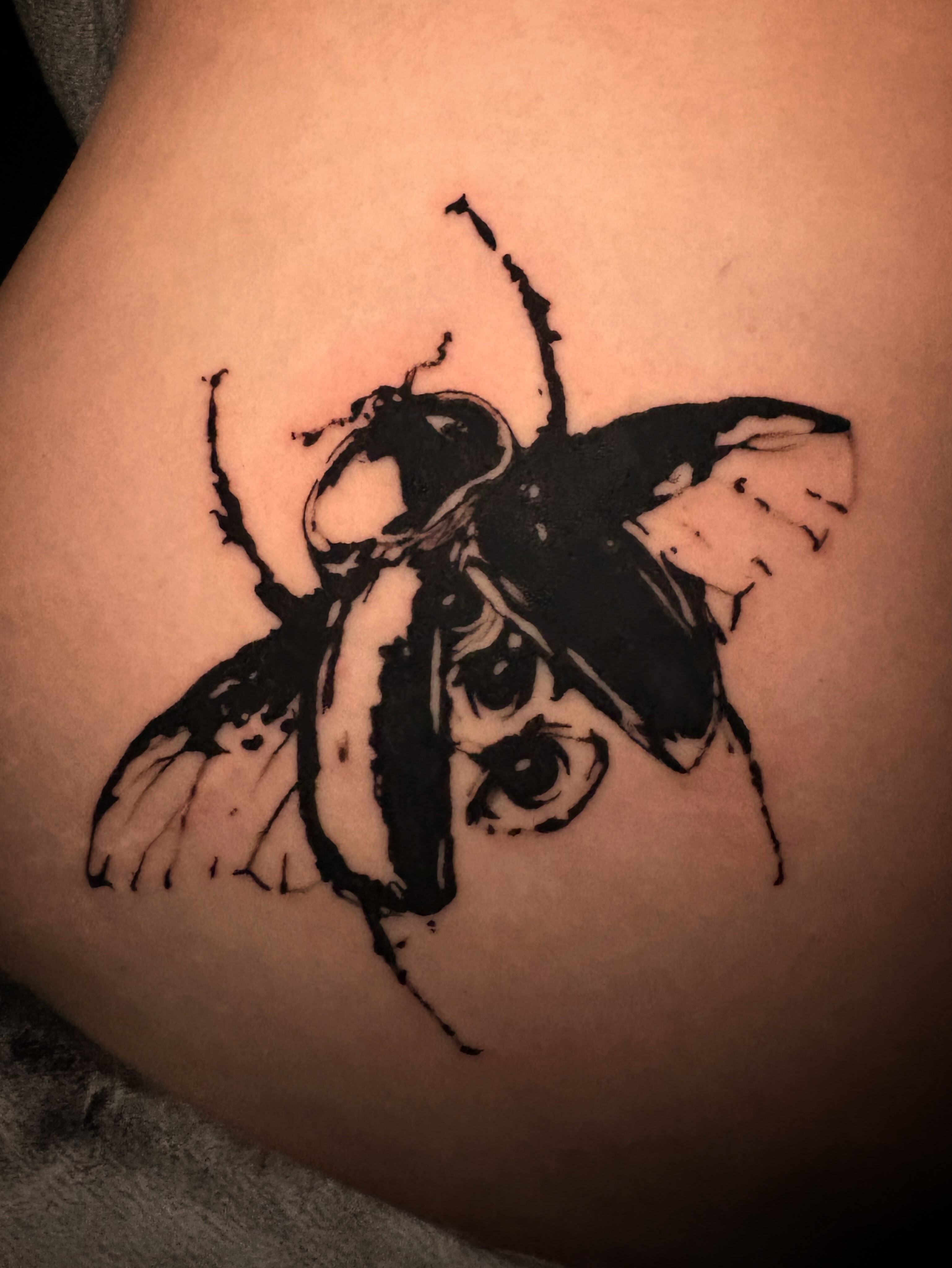 Tattoo by @fvcknart — black_and_grey