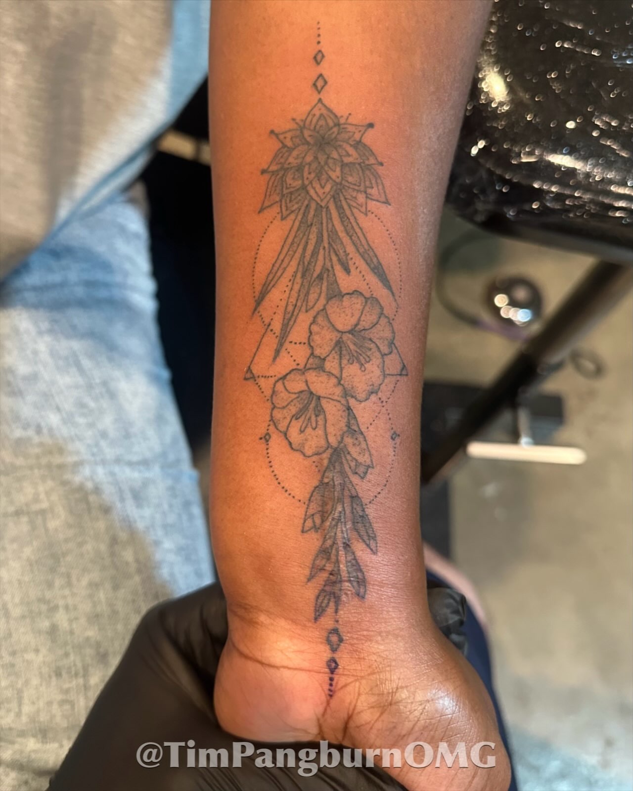 Tattoo by @timpangburnomg — geometric