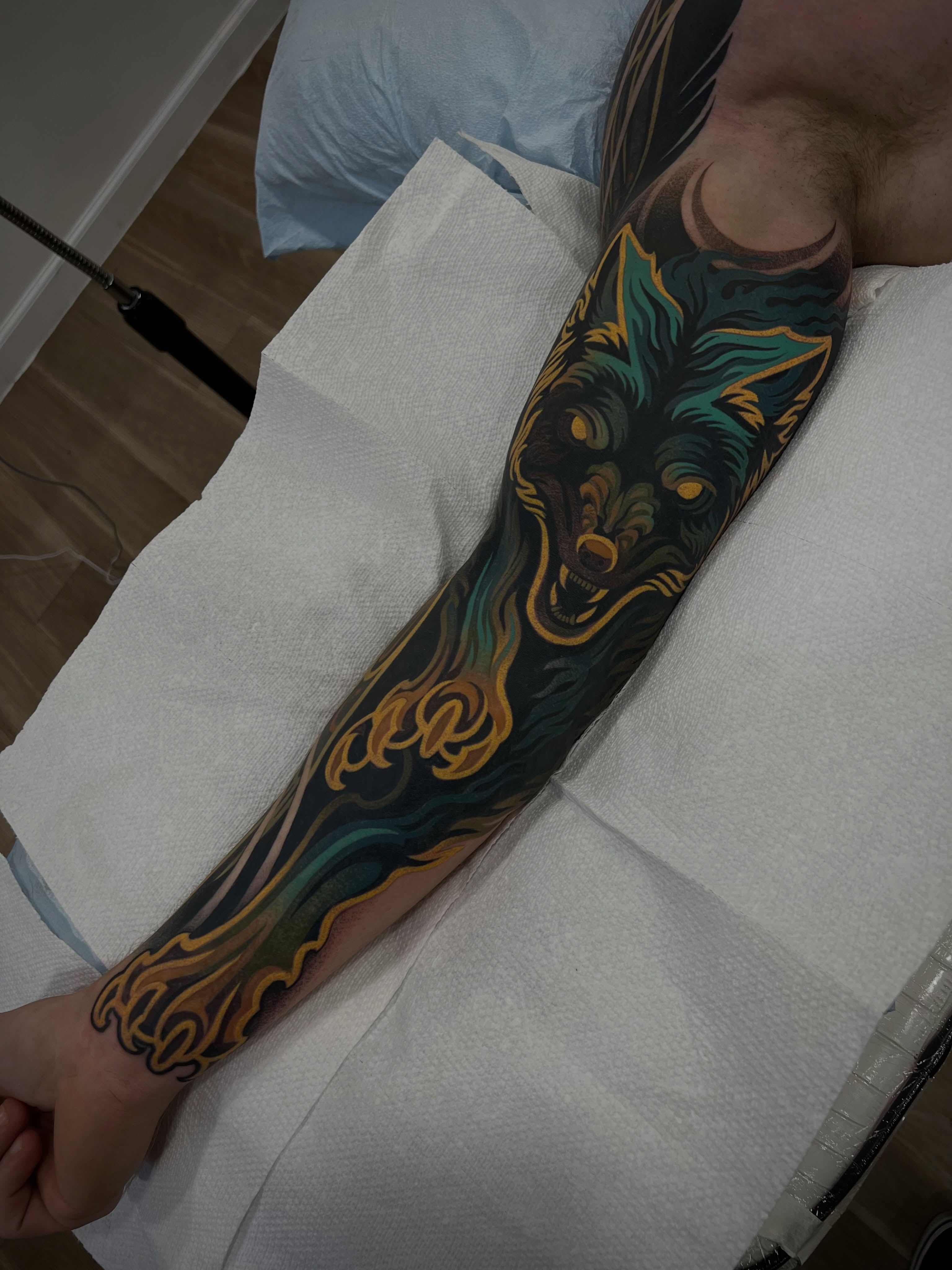 Tattoo by @handshakesnaketattoos — dark_realism