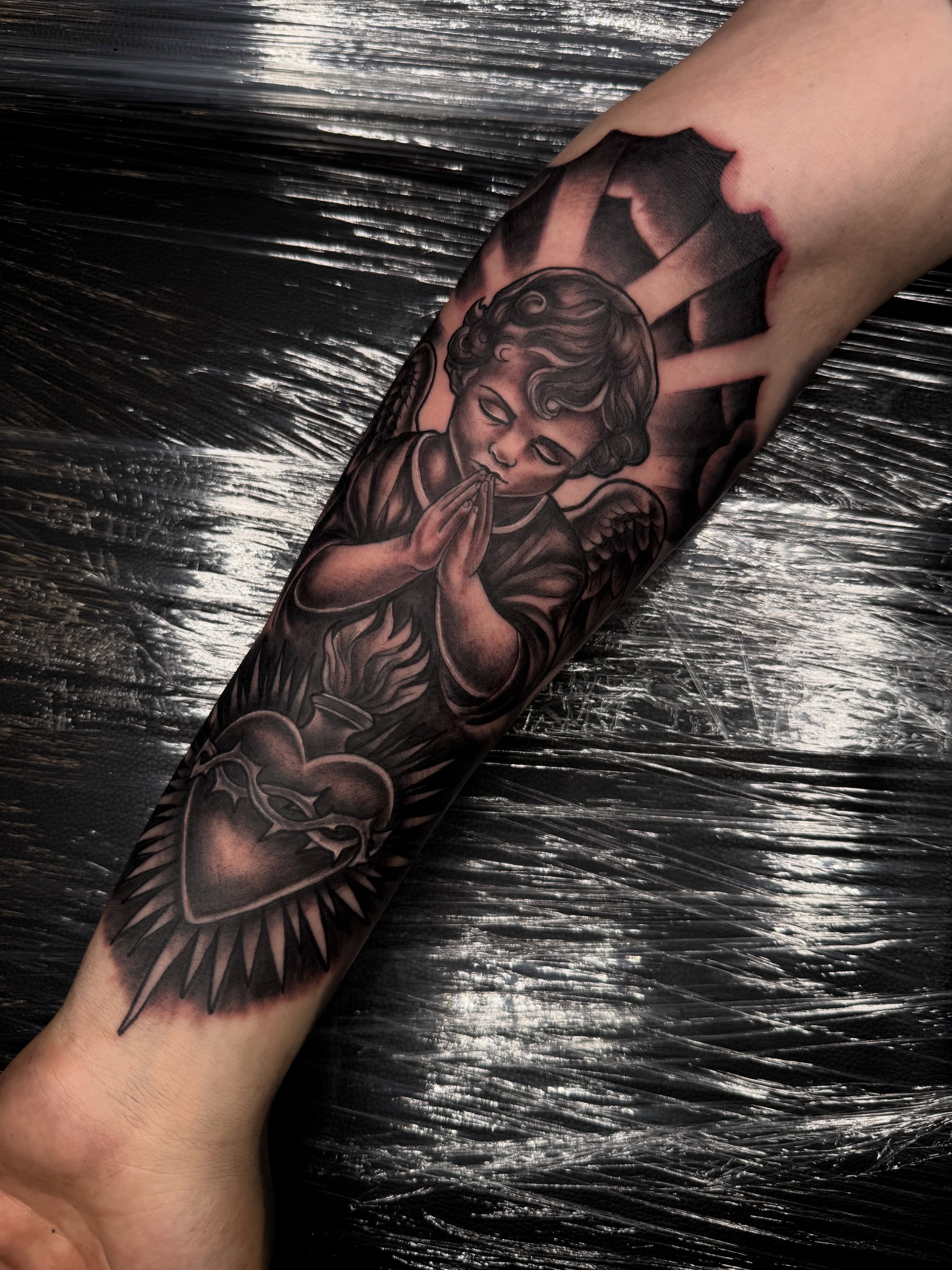 Tattoo by @tattsbymula — black_and_grey, realism