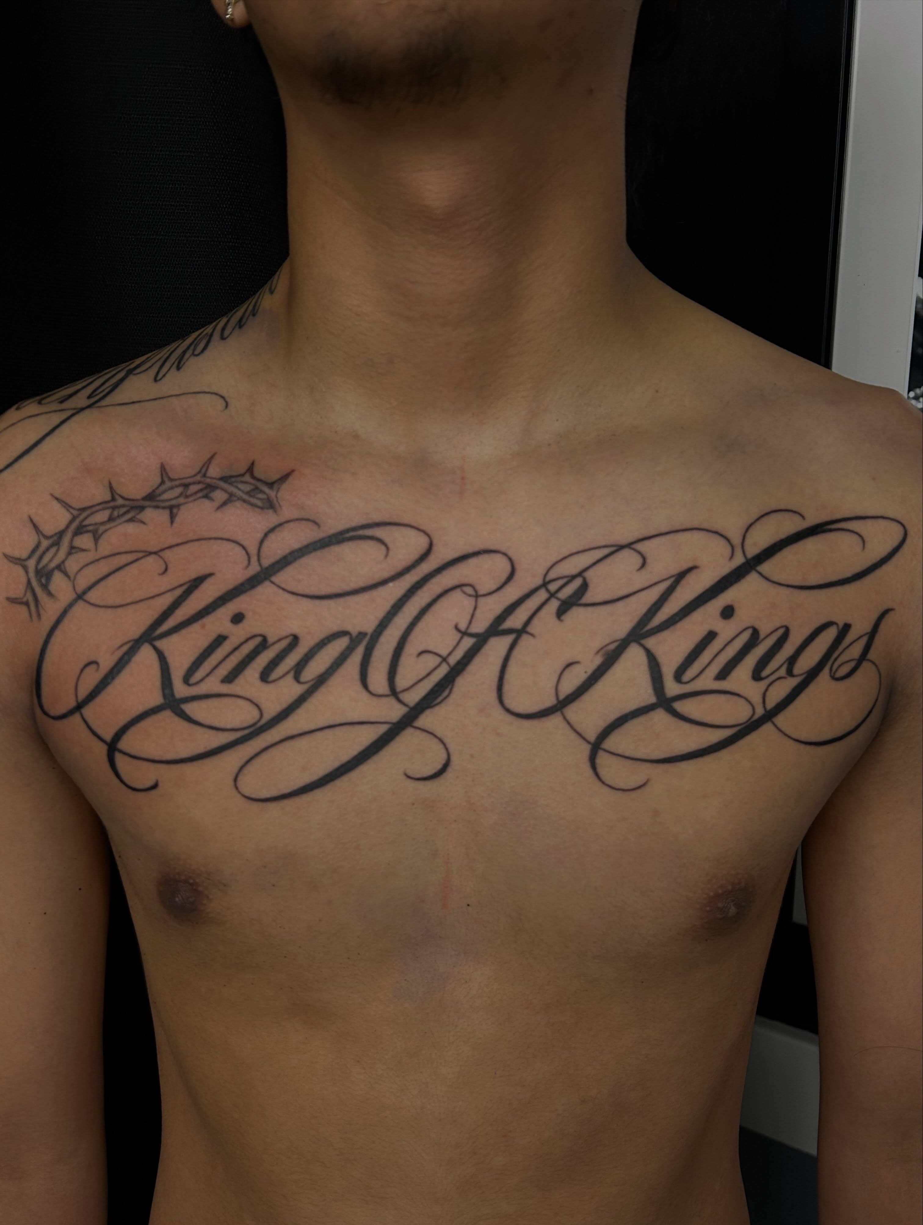 Tattoo by @mena_tats — lettering_script