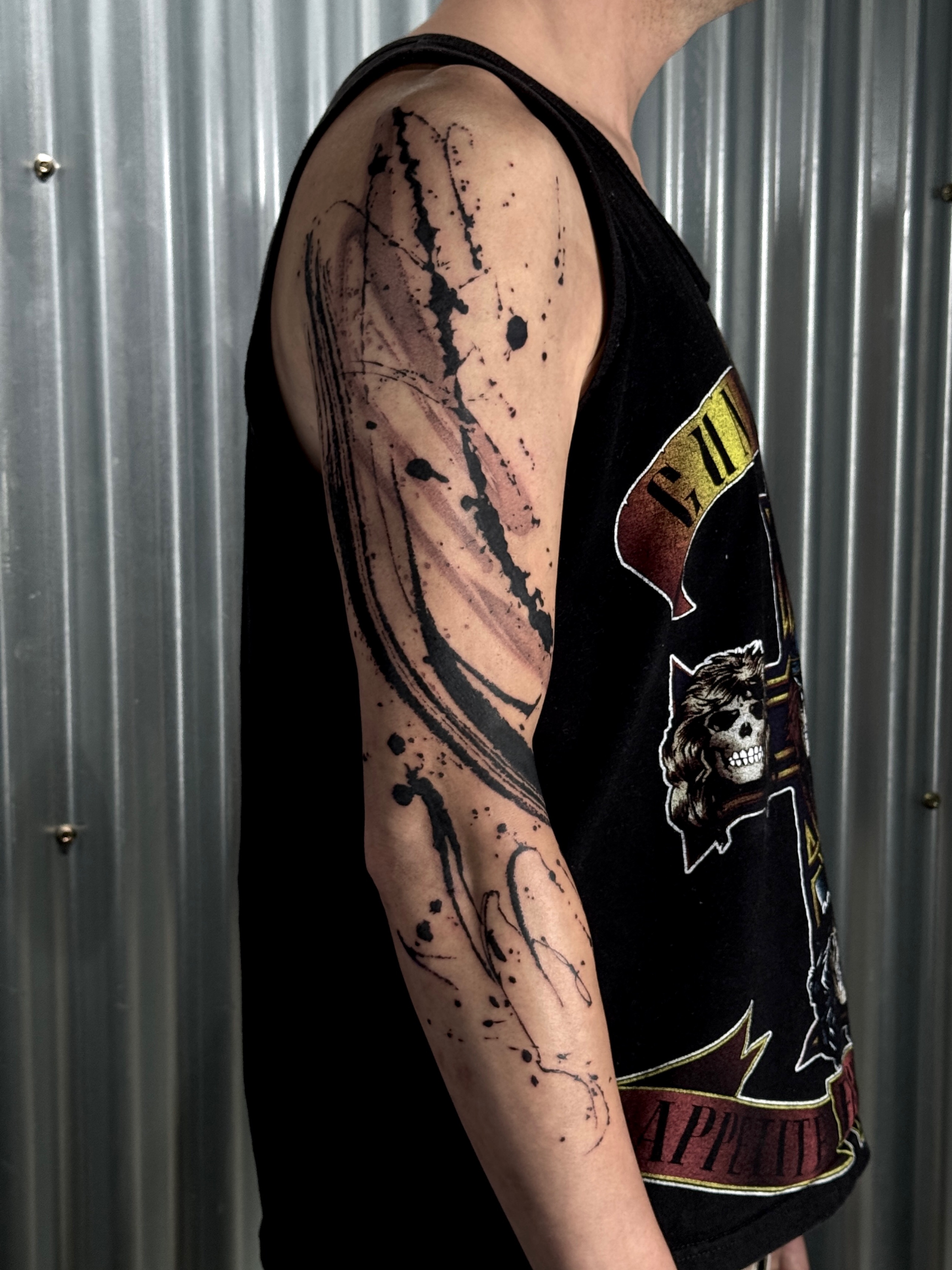 Tattoo by @zinktattoostef — dotwork, black_and_grey