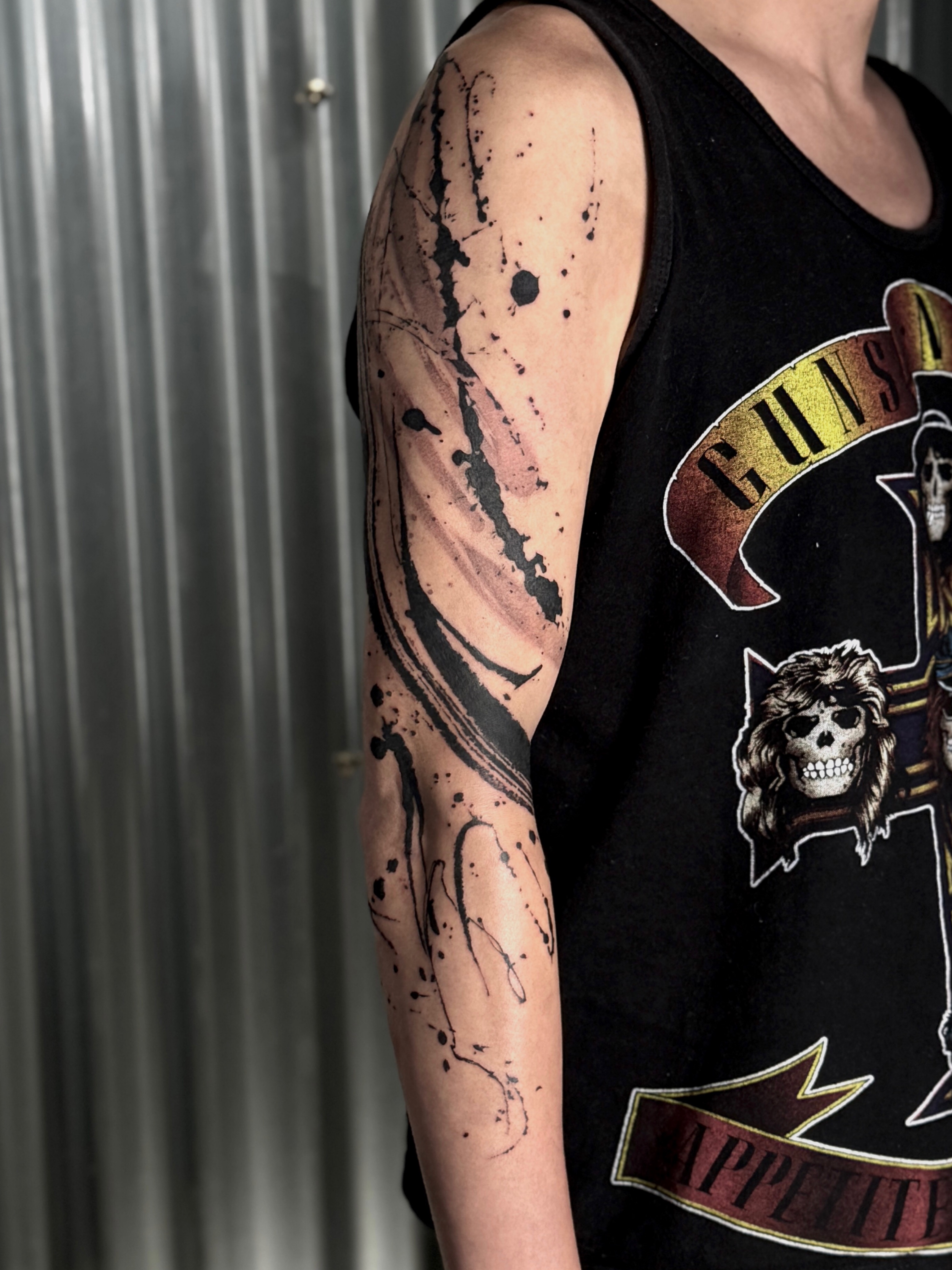 Tattoo by @zinktattoostef — dotwork