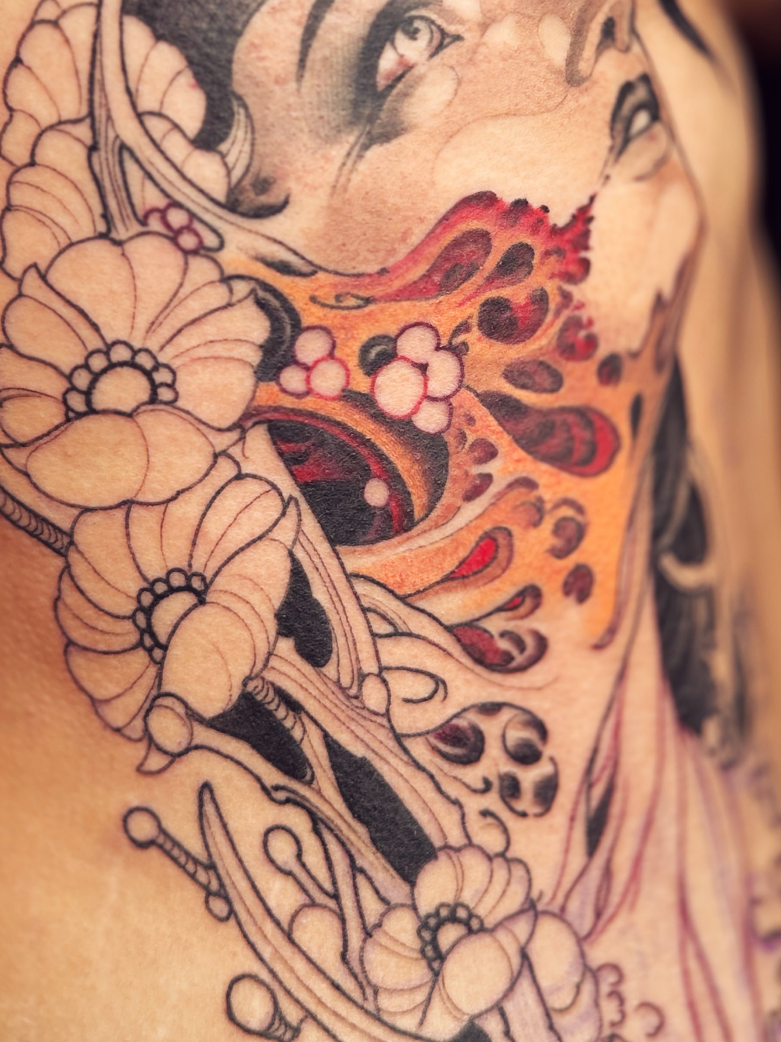 Tattoo by @aaronriddletattoos — american_traditional, dotwork
