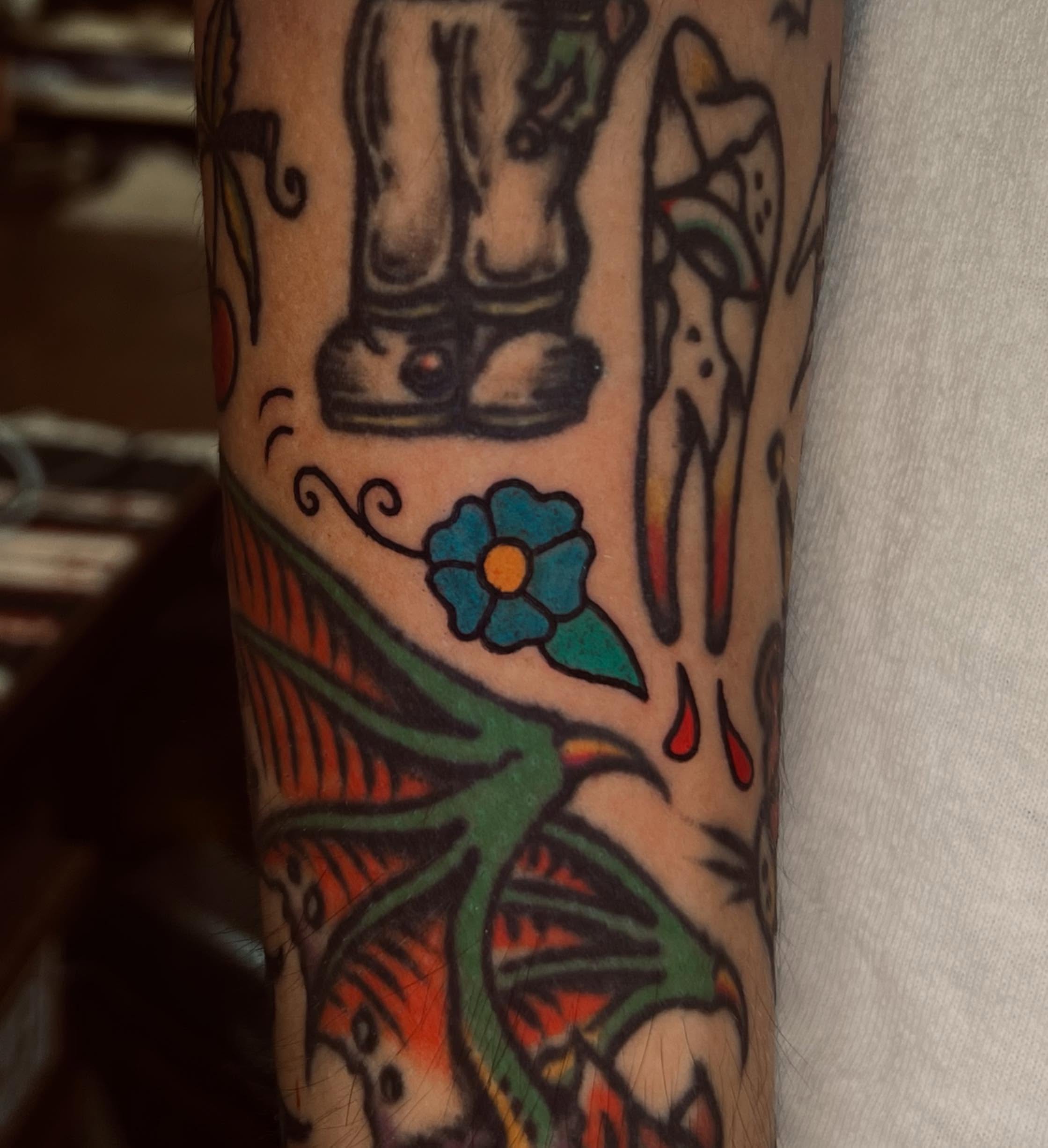 Tattoo by @fokqueenie — american_traditional