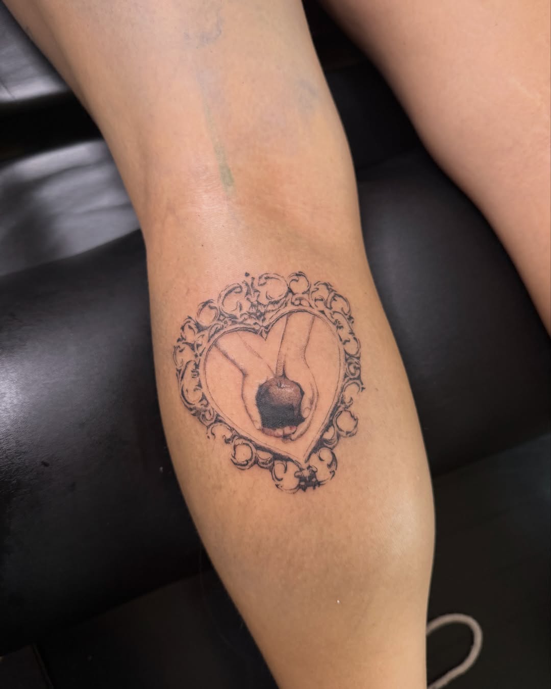 Heart with chalice black and grey tattoo on the forearm by dewduls :), Berkeley, California