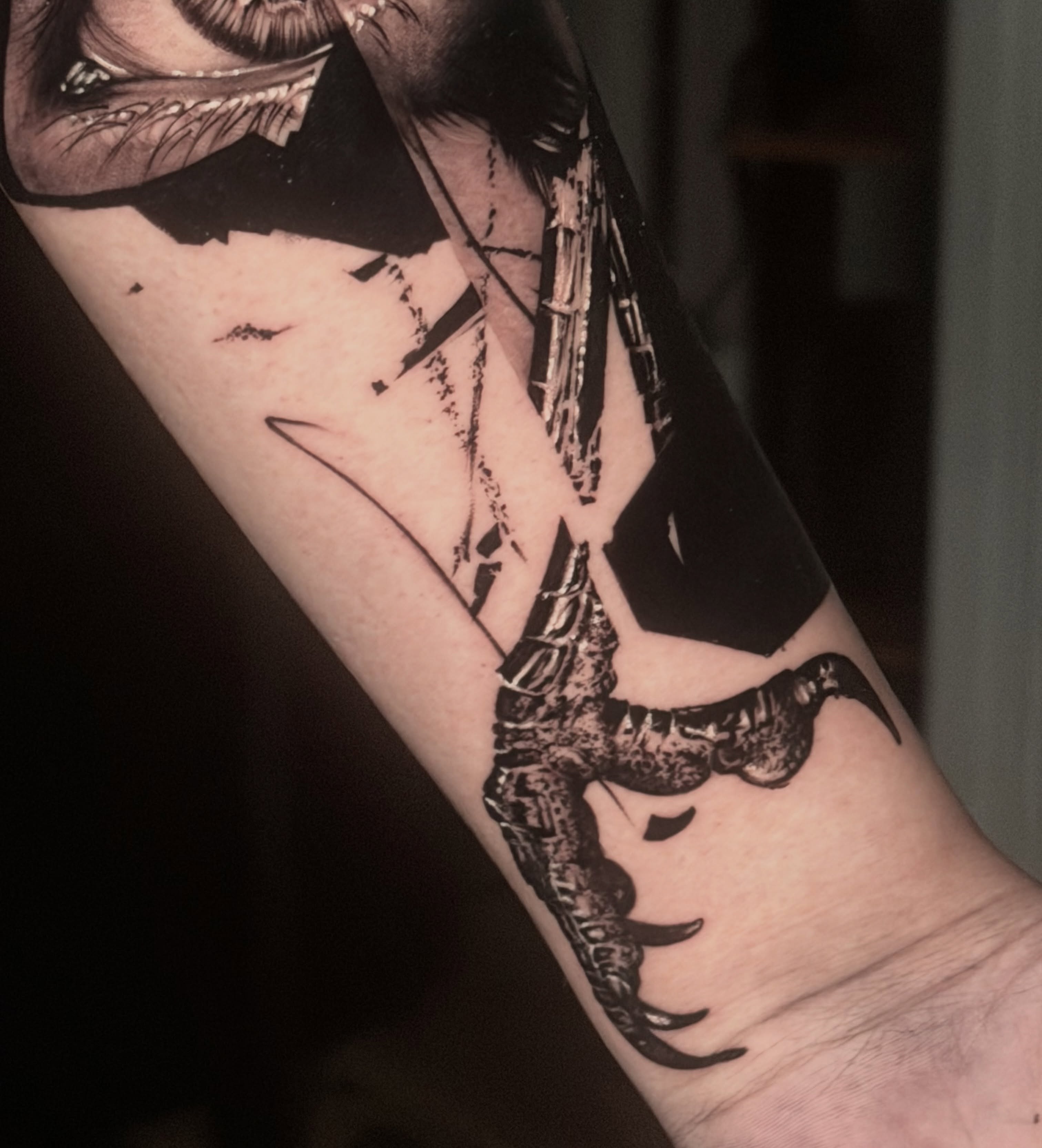 Tattoo by @profet_ink — black_and_grey
