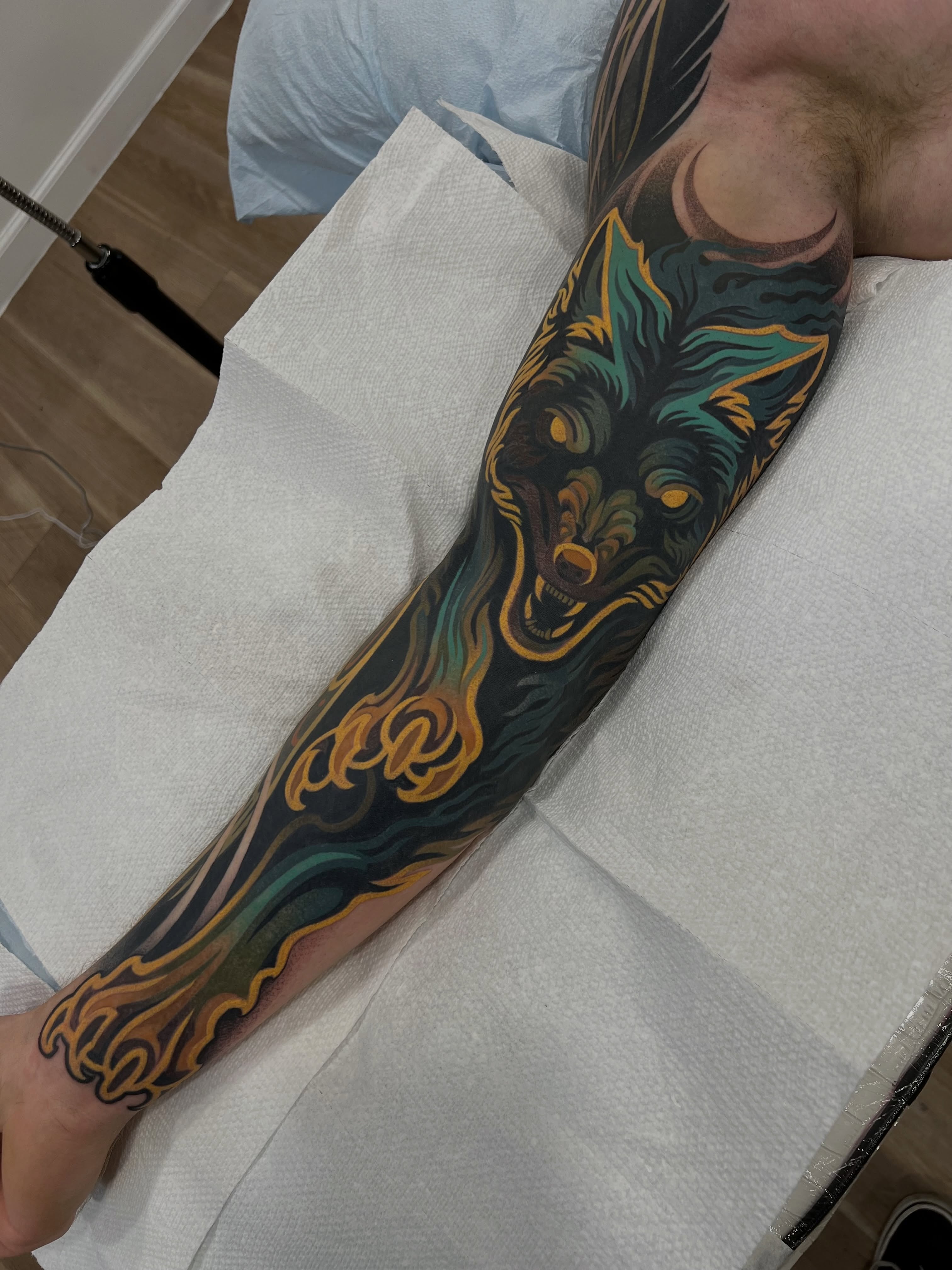 Tattoo by @handshakesnaketattoos — new_school, illustrative