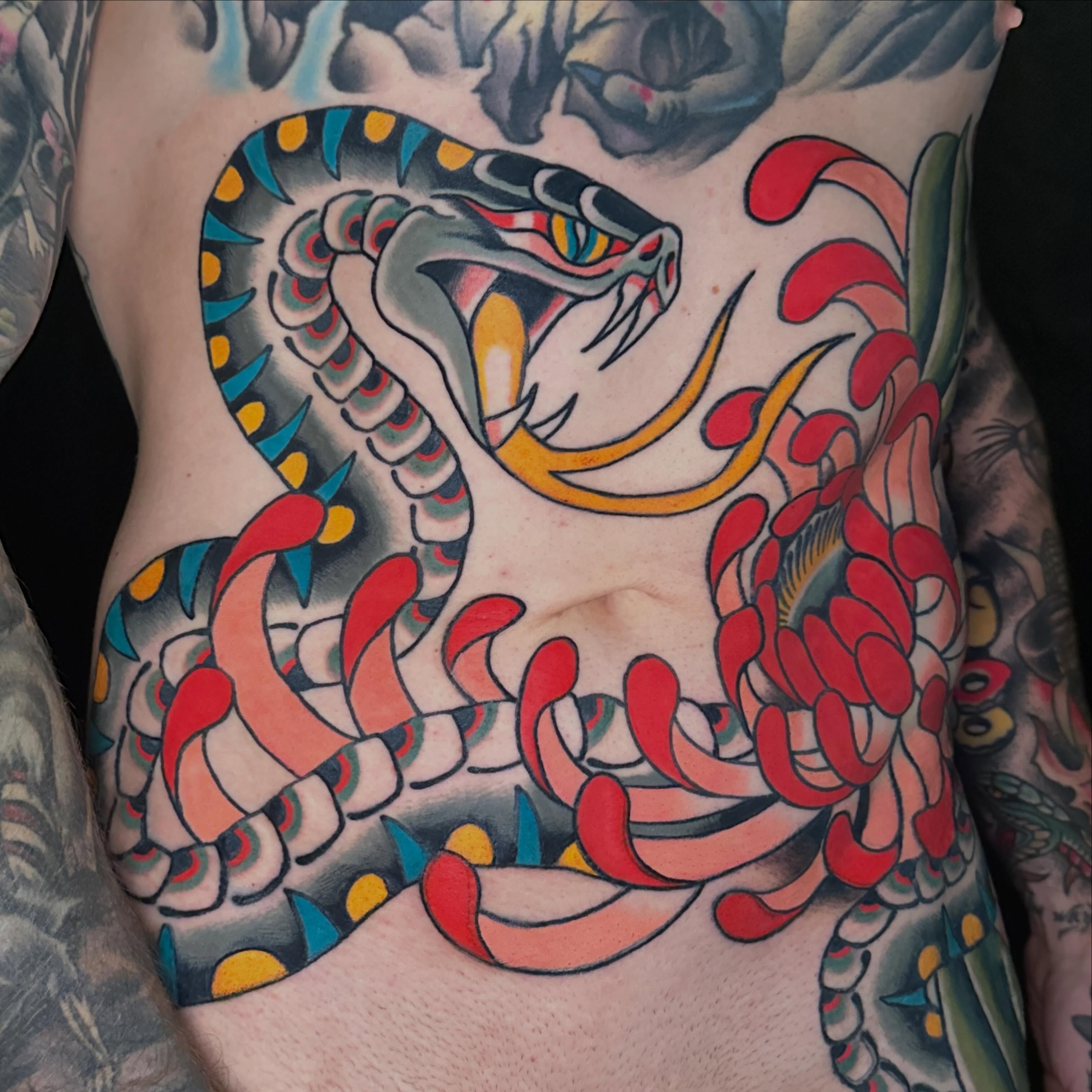 Tattoo by @alliemarietattoos — american_traditional, new_school