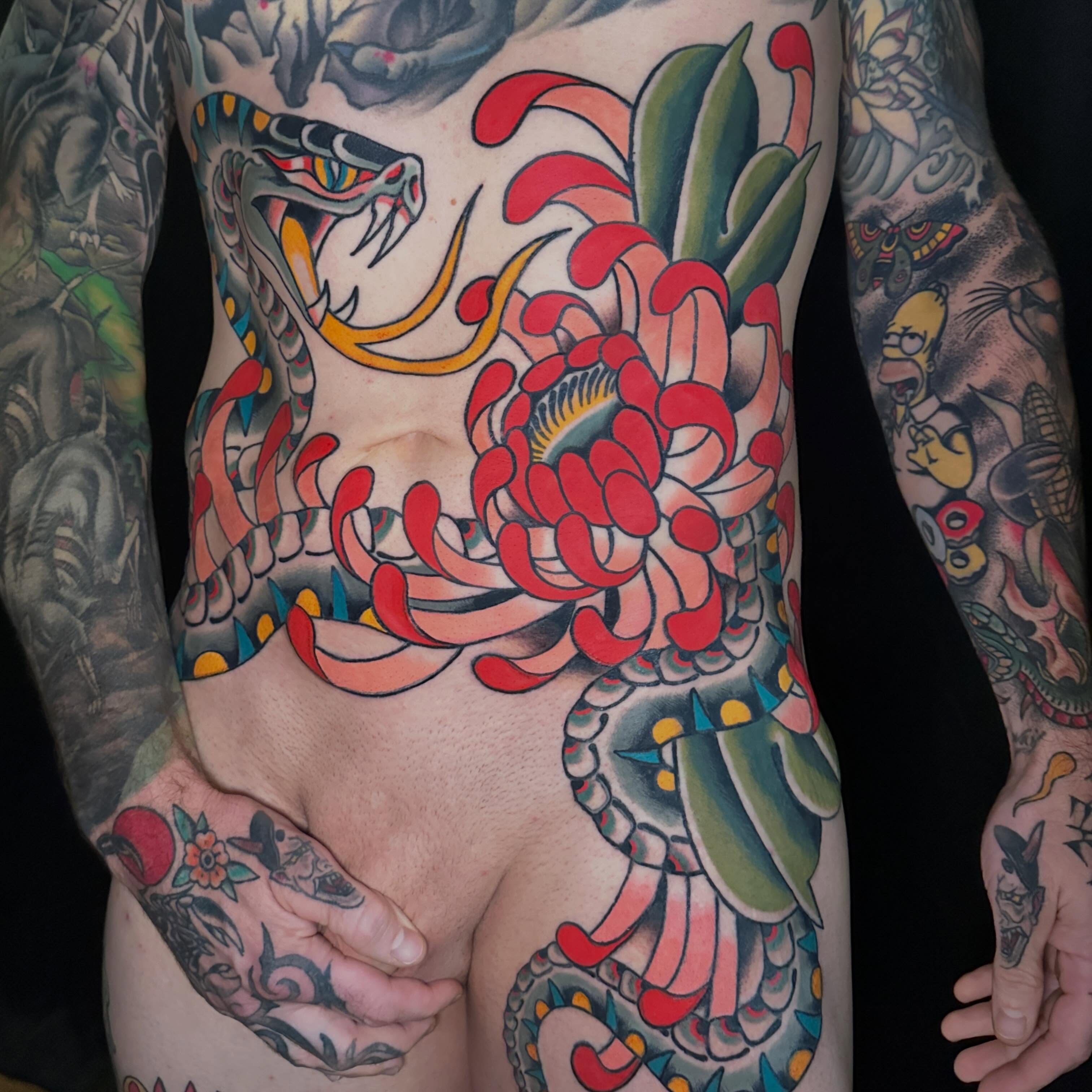 Tattoo by @alliemarietattoos — american_traditional, dotwork