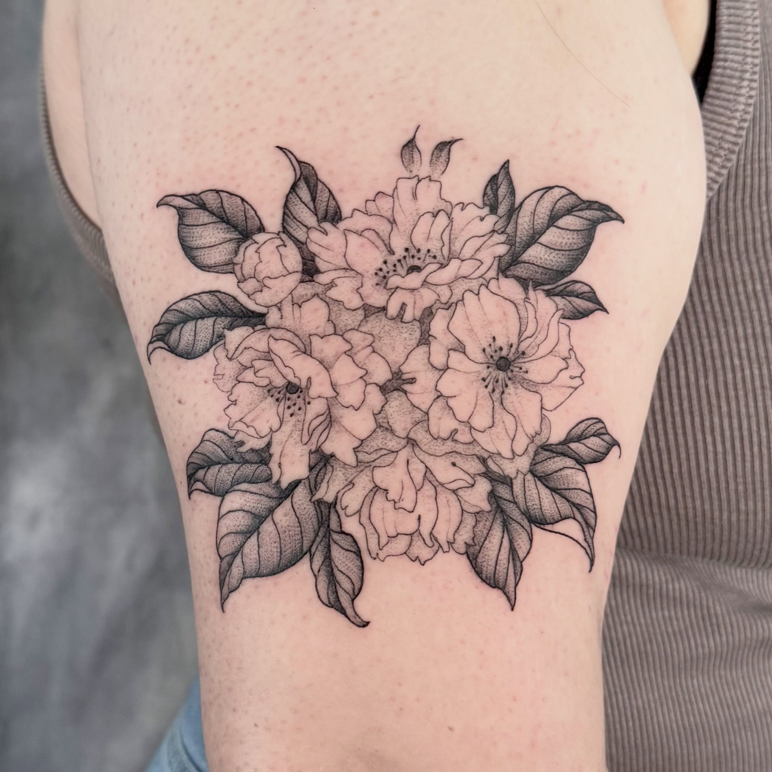 Tattoo by @hillary_blair — dotwork