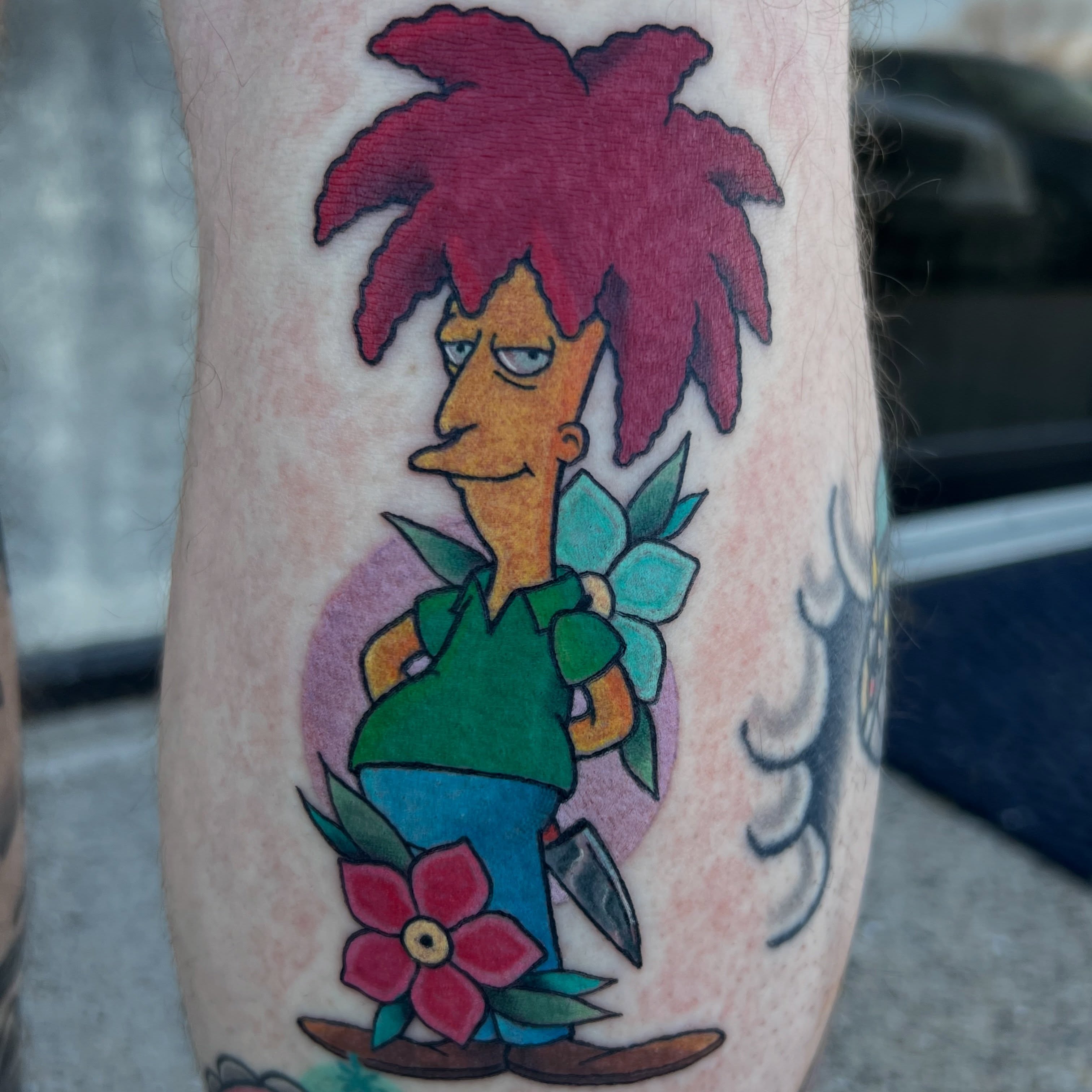 Beavis new school tattoo on the forearm by Christopher Anderson-arnesen