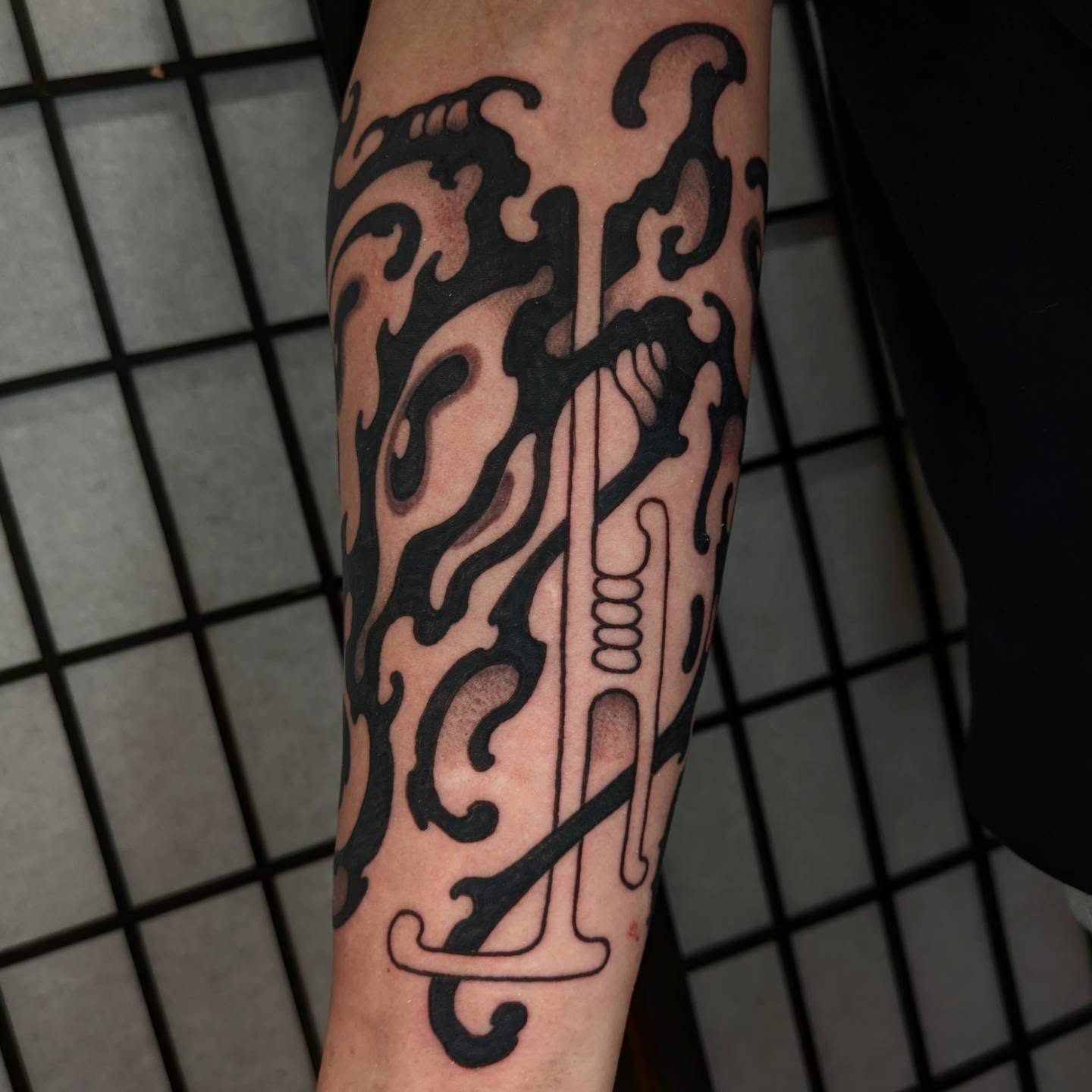 Tattoo by @cwednesday — tribal