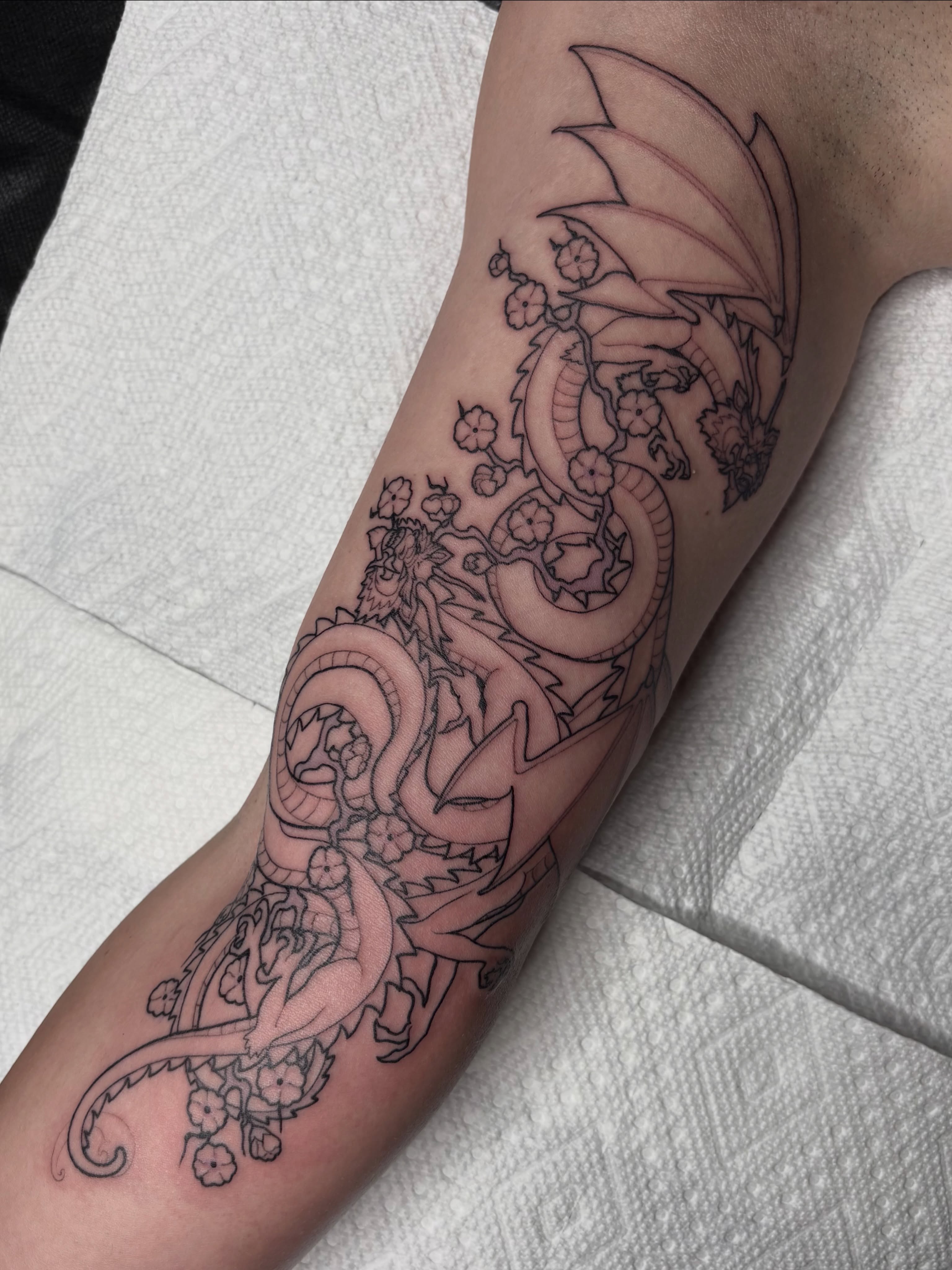 Tattoo by @thebbgoat — black_and_grey