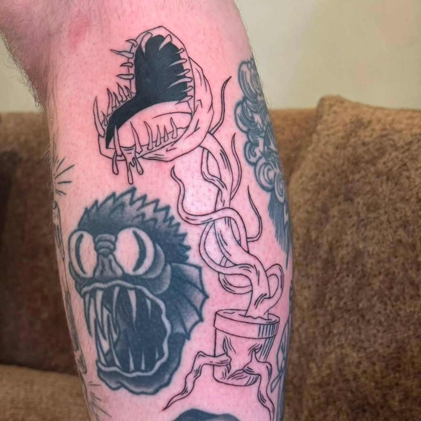 Tattoo by @noirbymickey — black_and_grey